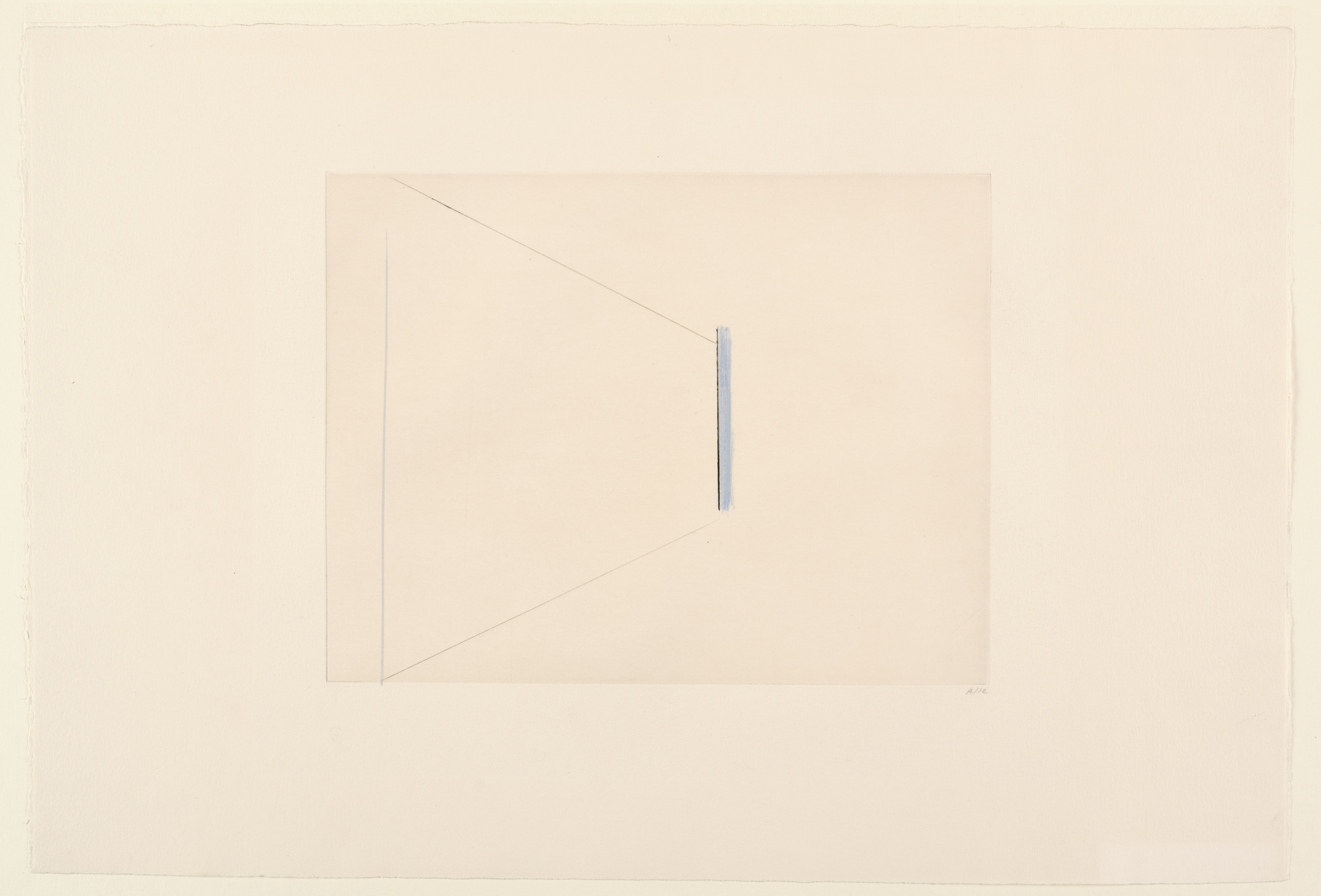Verticale d'Espace, Geneviève Asse, 1974