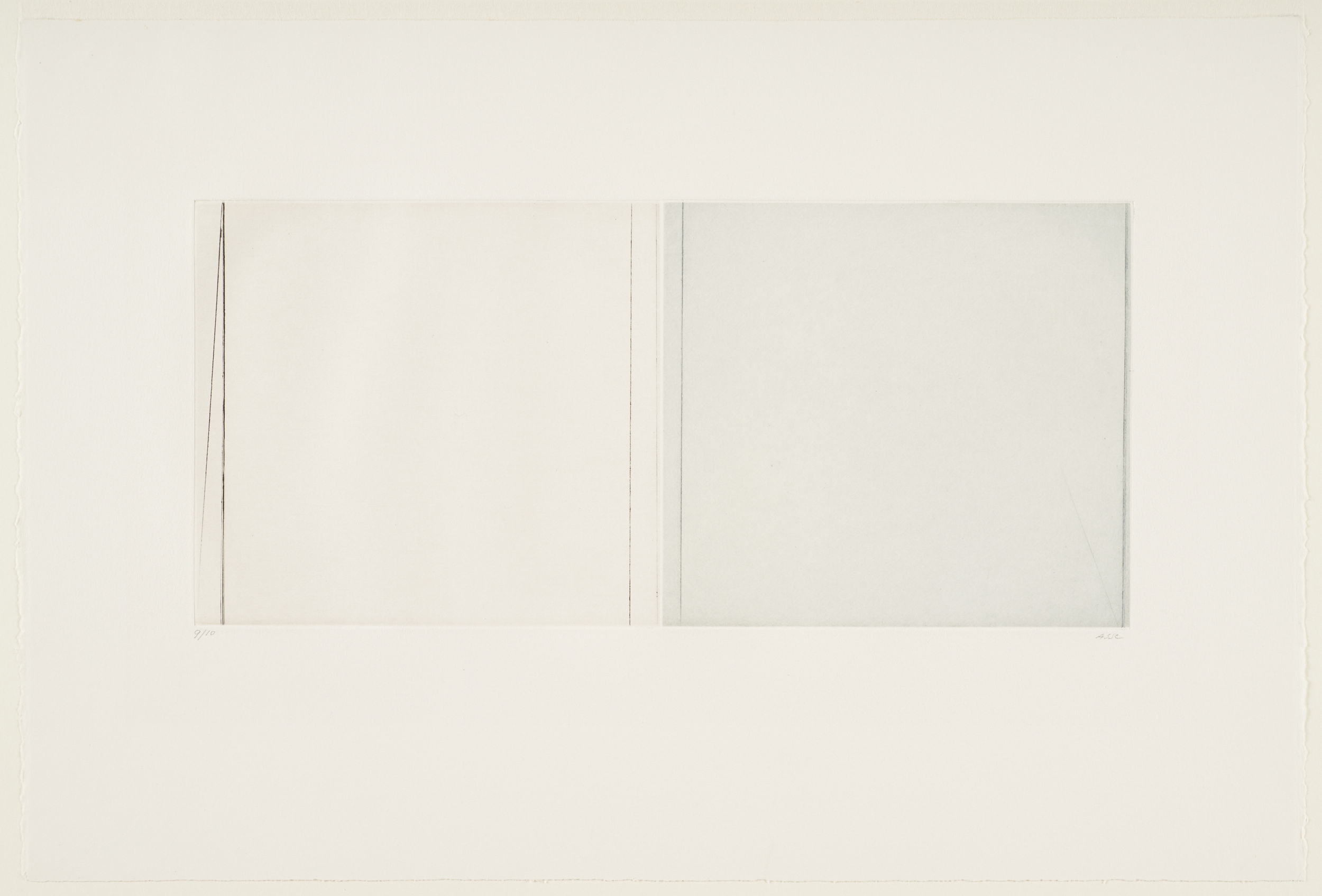 Double fenêtre, Geneviève Asse, 1980
