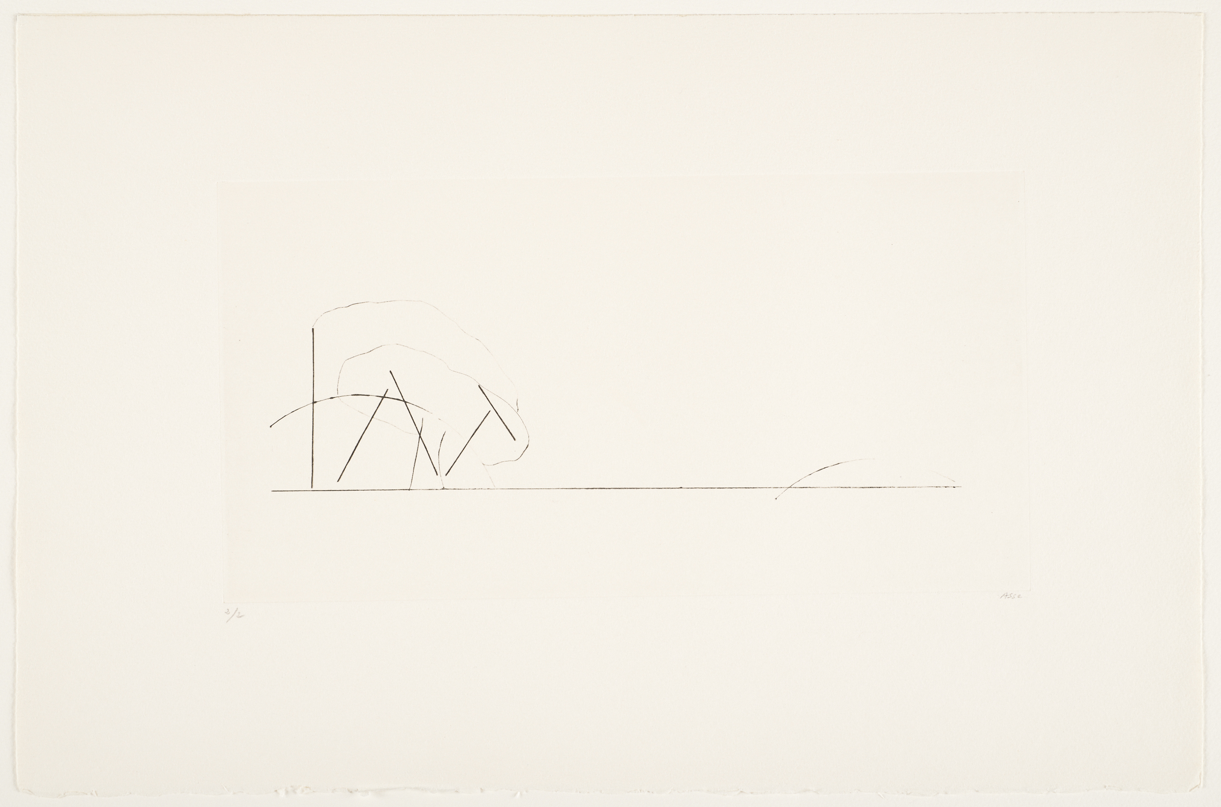 Arbres, Geneviève Asse, 1968