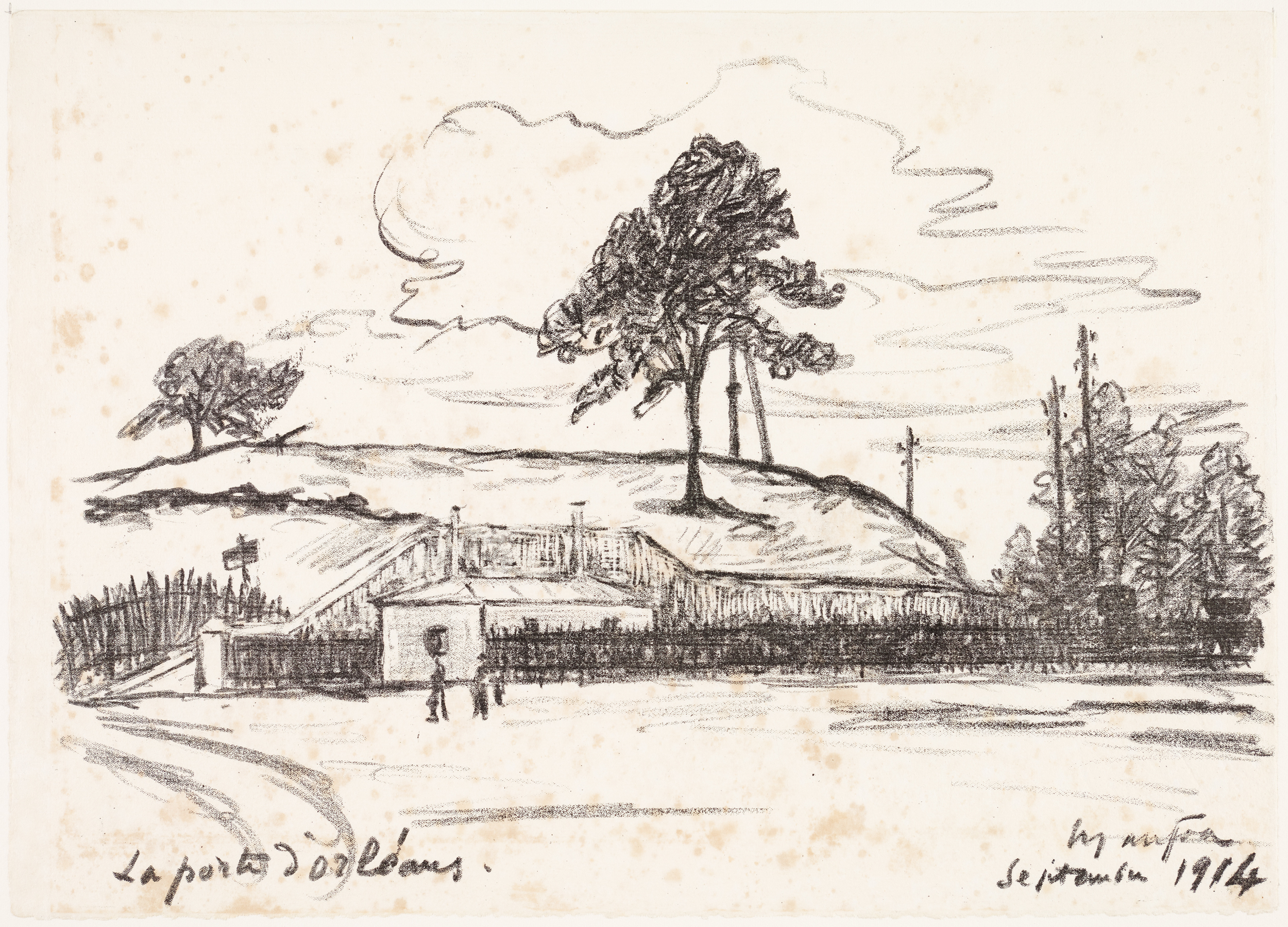 La porte d'Orléans, Maxime Maufra, 1914