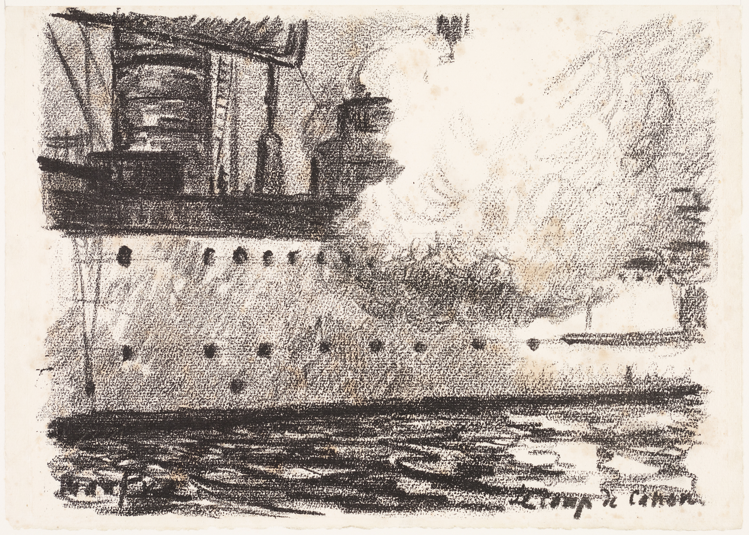 Le coup de canon, Maxime Maufra