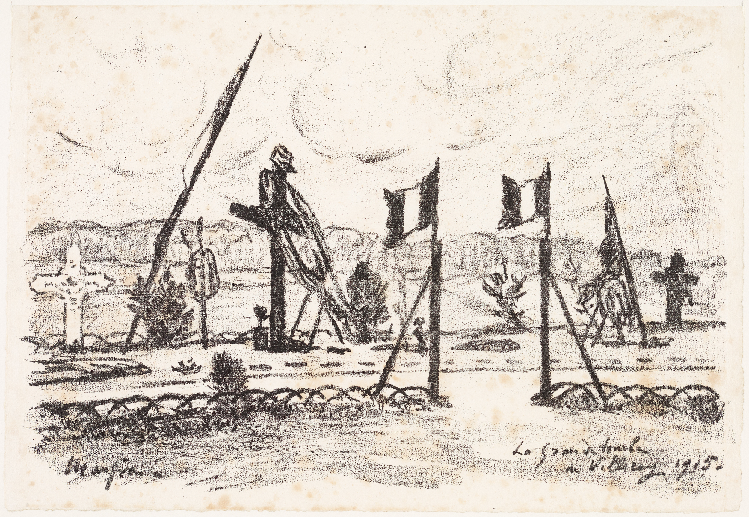 La grande tombe de Villeroy, Maxime Maufra, 1915
