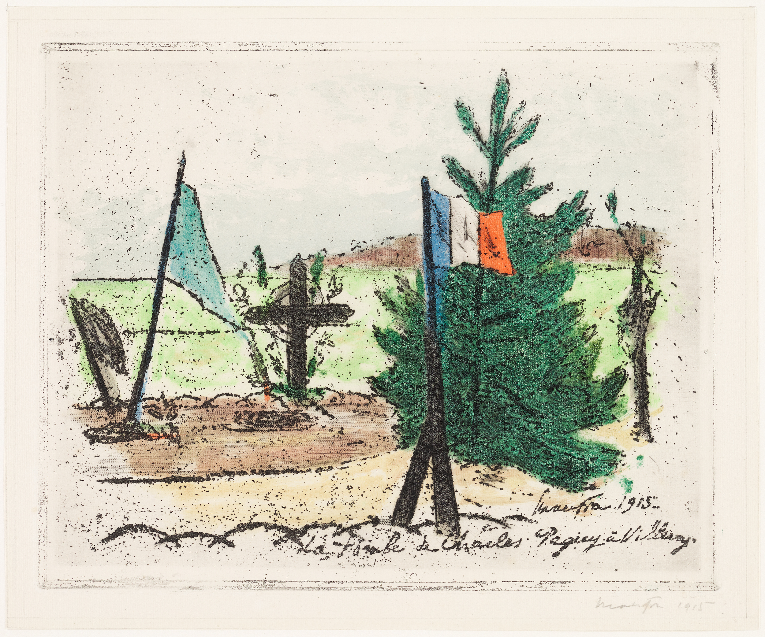 Tombe de Charles Péguy, Maxime Maufra, 1915