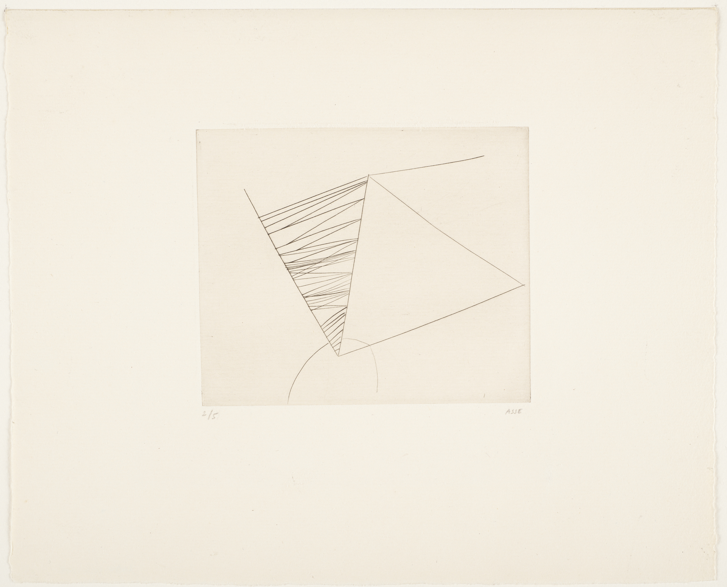 Triangle soleil, Geneviève Asse, 1966