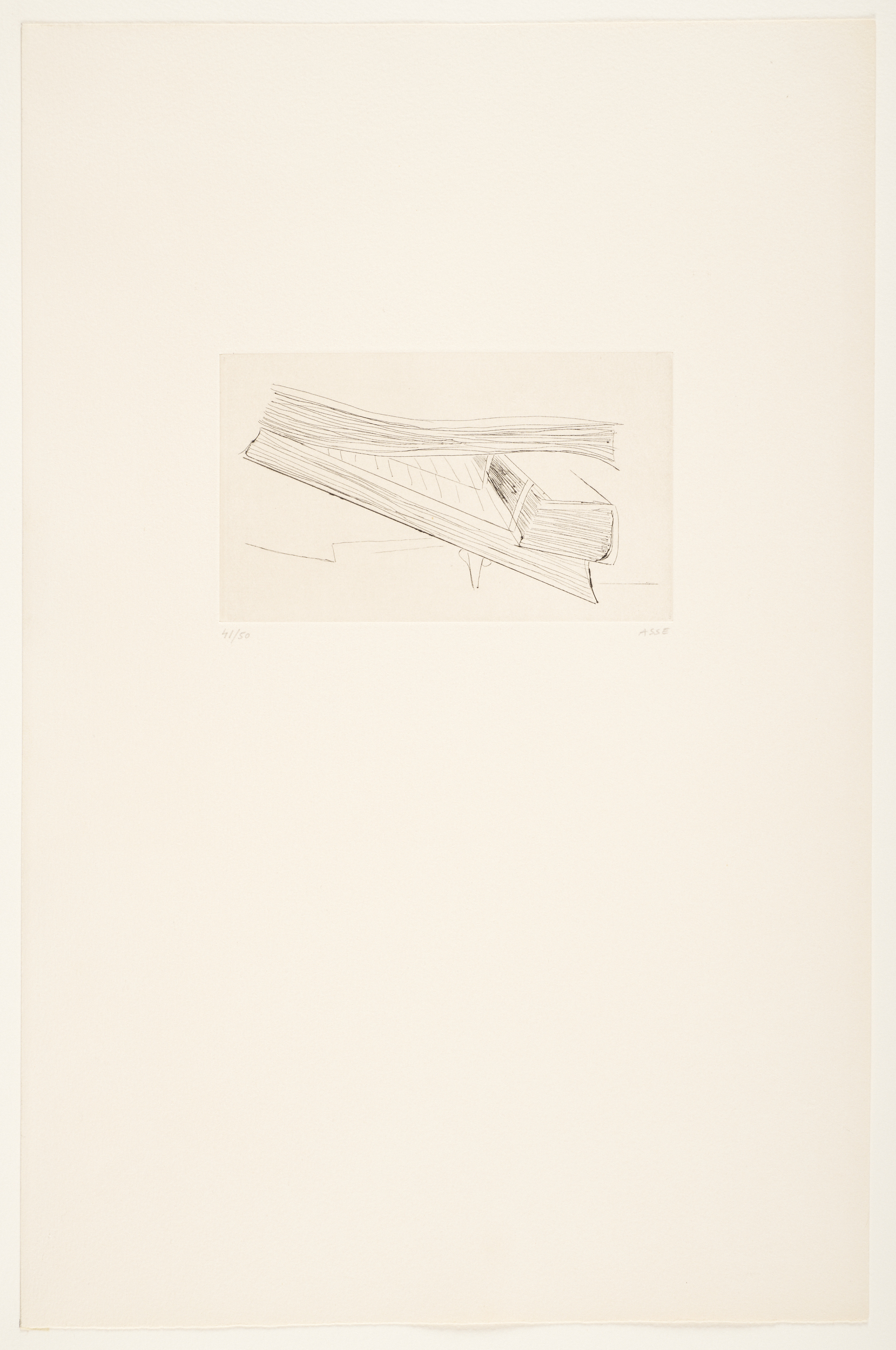 Les livres (de Pierre Lecuire), Geneviève Asse, 1969