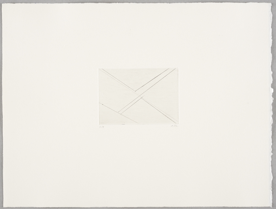 Composition angle, Geneviève Asse, 1974