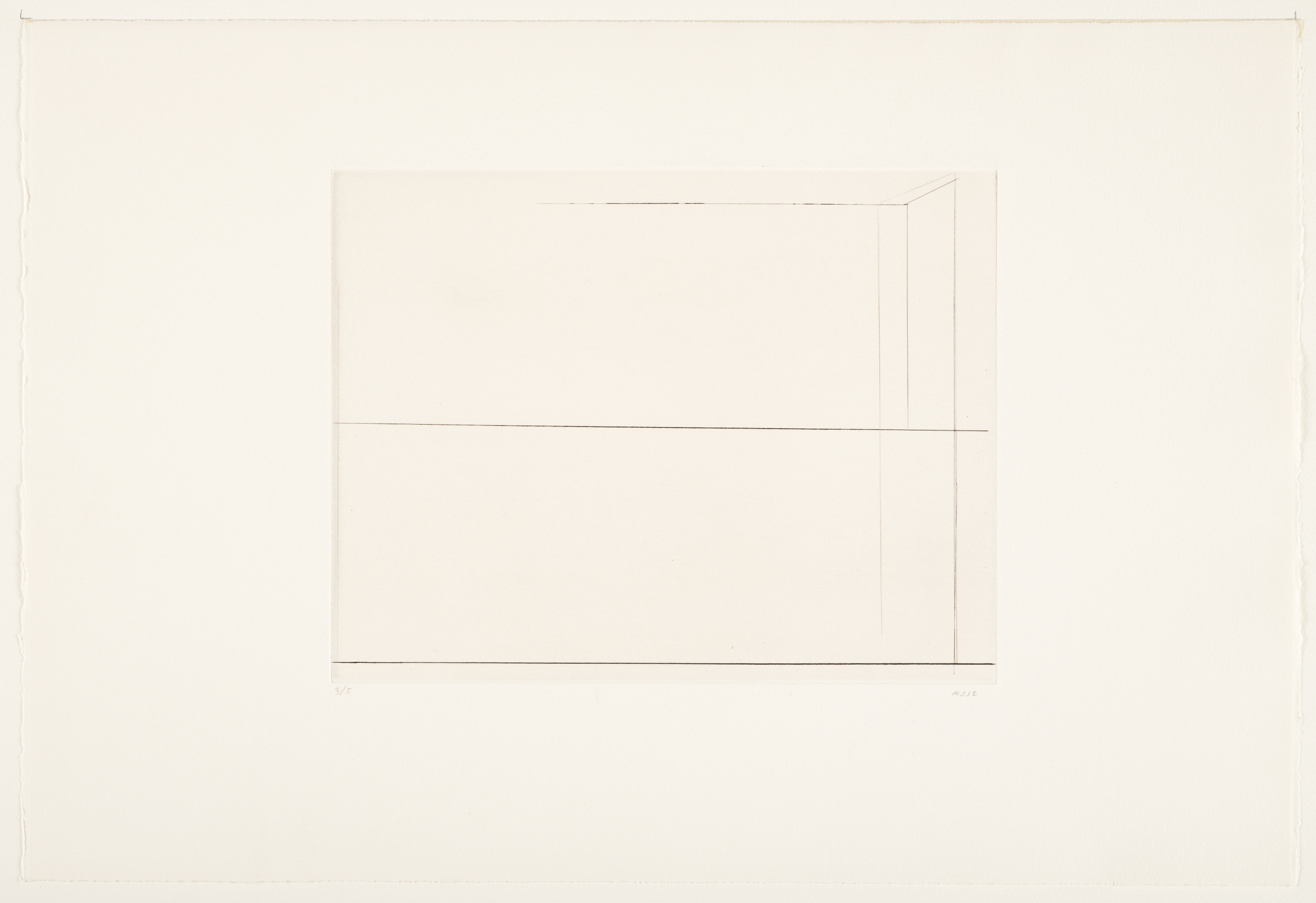 Architecture horizon, Geneviève Asse, 1974