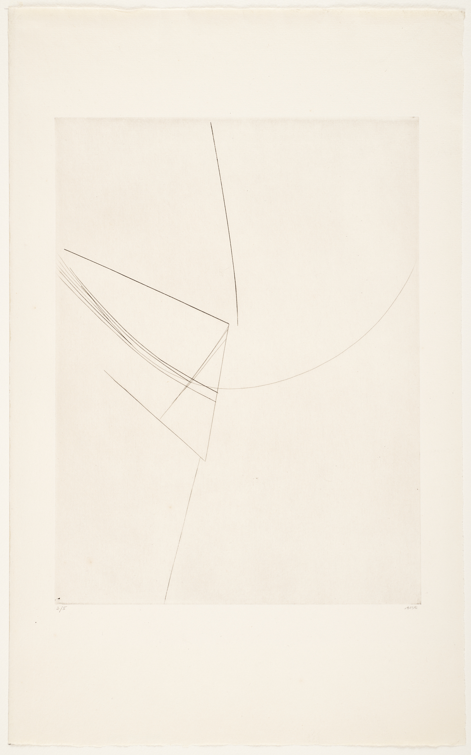 Dans l'arc, Geneviève Asse, 1966