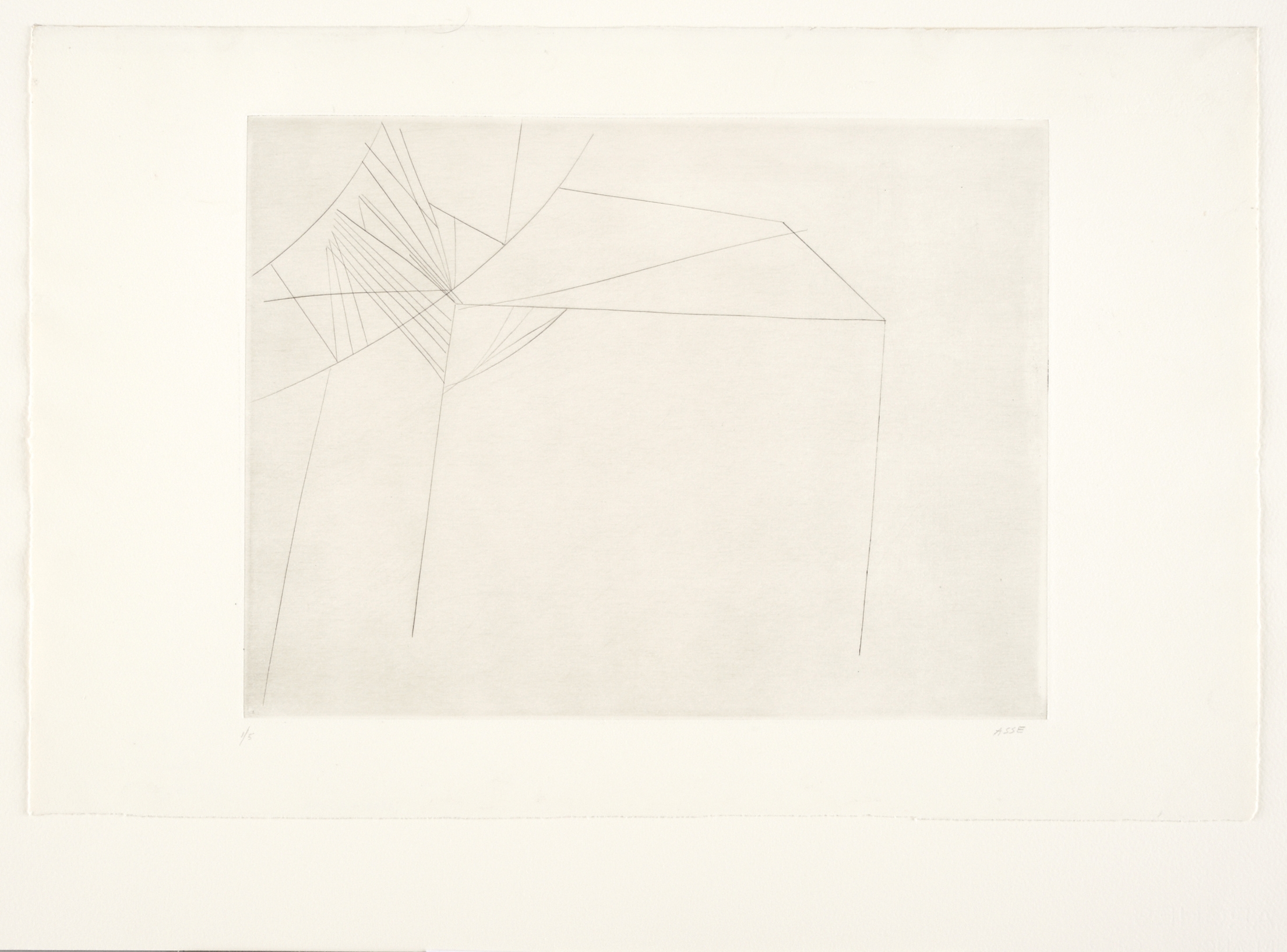 A travers le paysage, Geneviève Asse, 1966