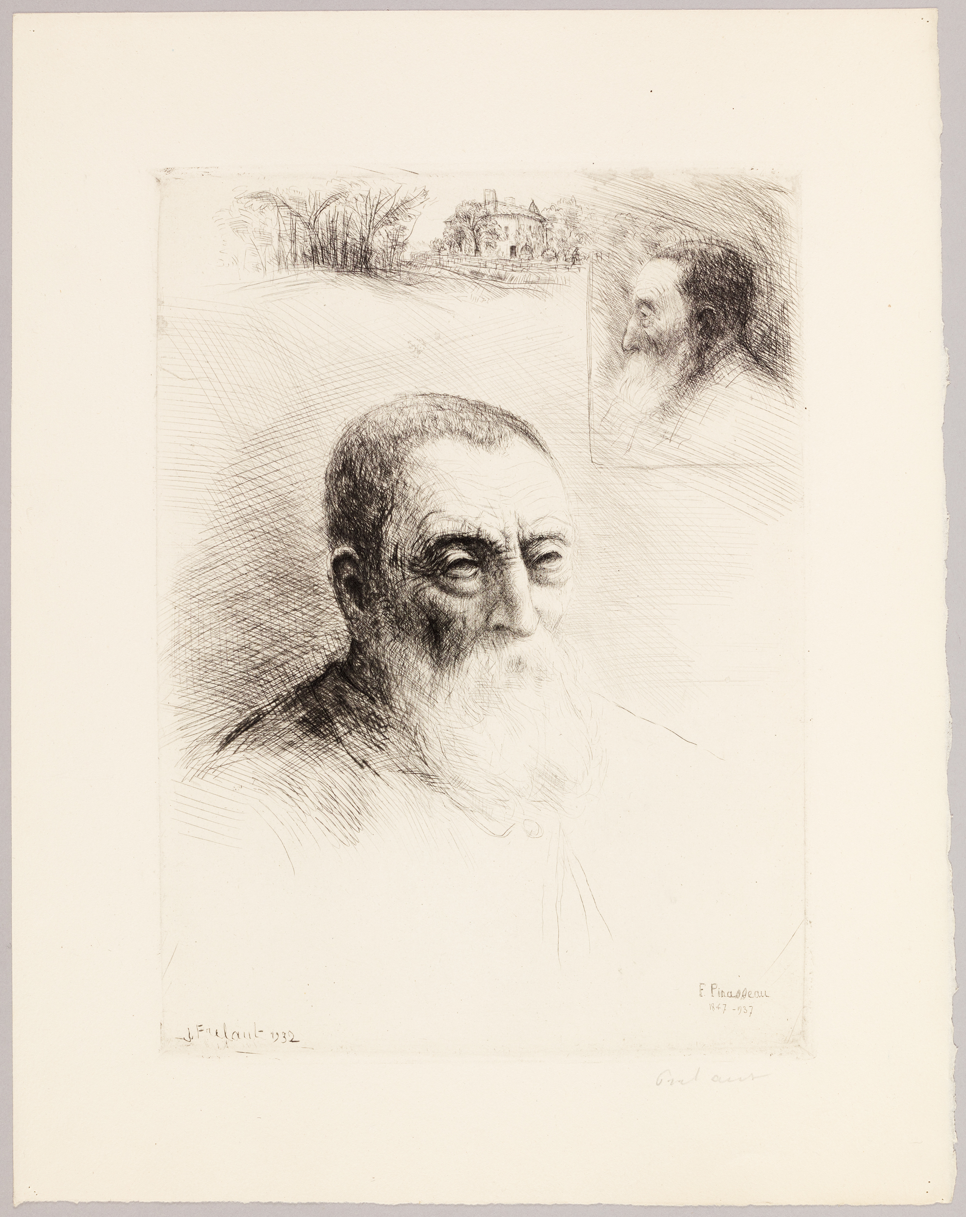 Portrait de M. Pinasseau (titre de catalogue), Jean Frélaut, 2e quart 20e siècle