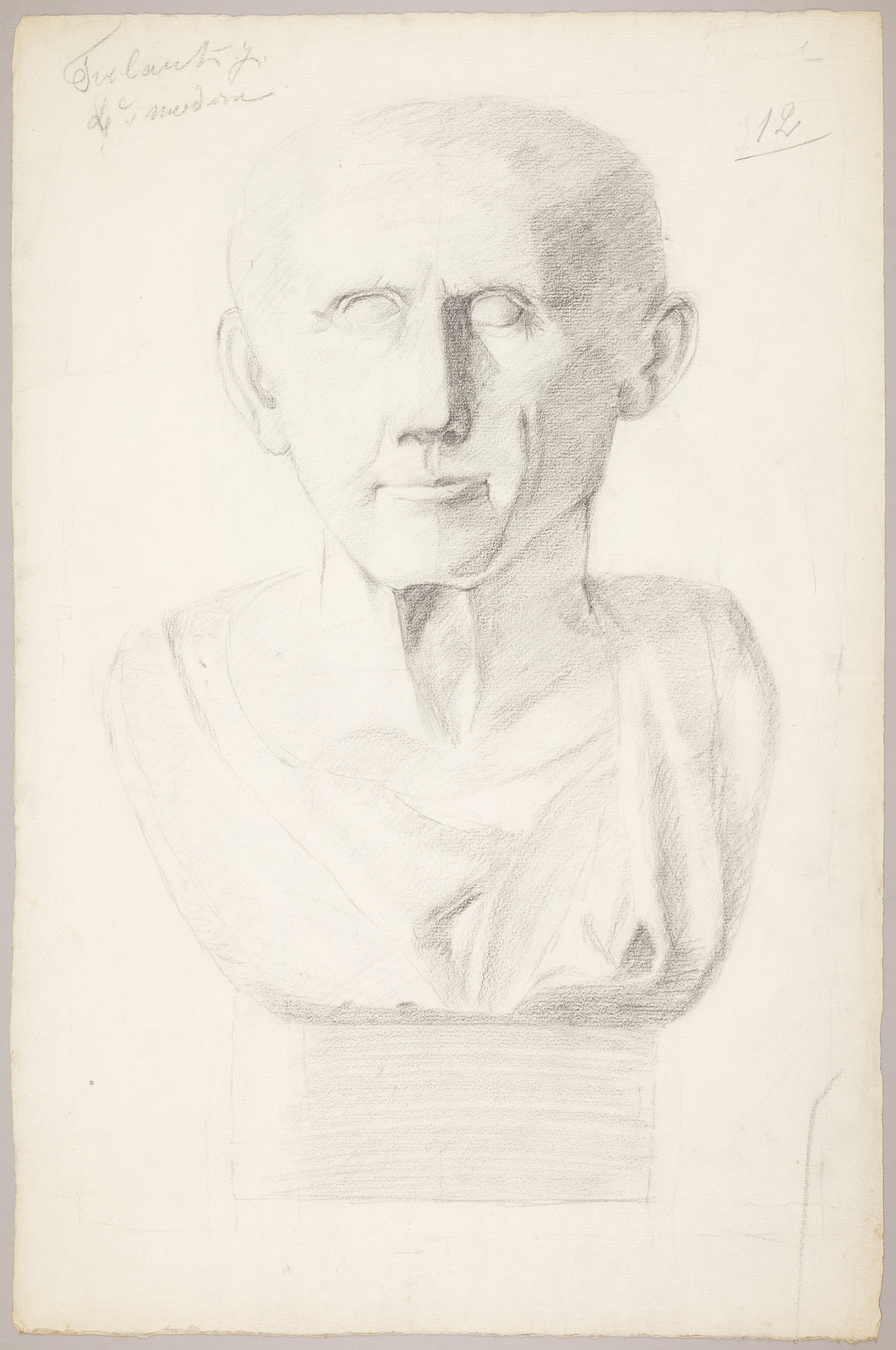 Étude de buste (recto) - Portrait de Gaston Paul (verso) (titre factice)_0