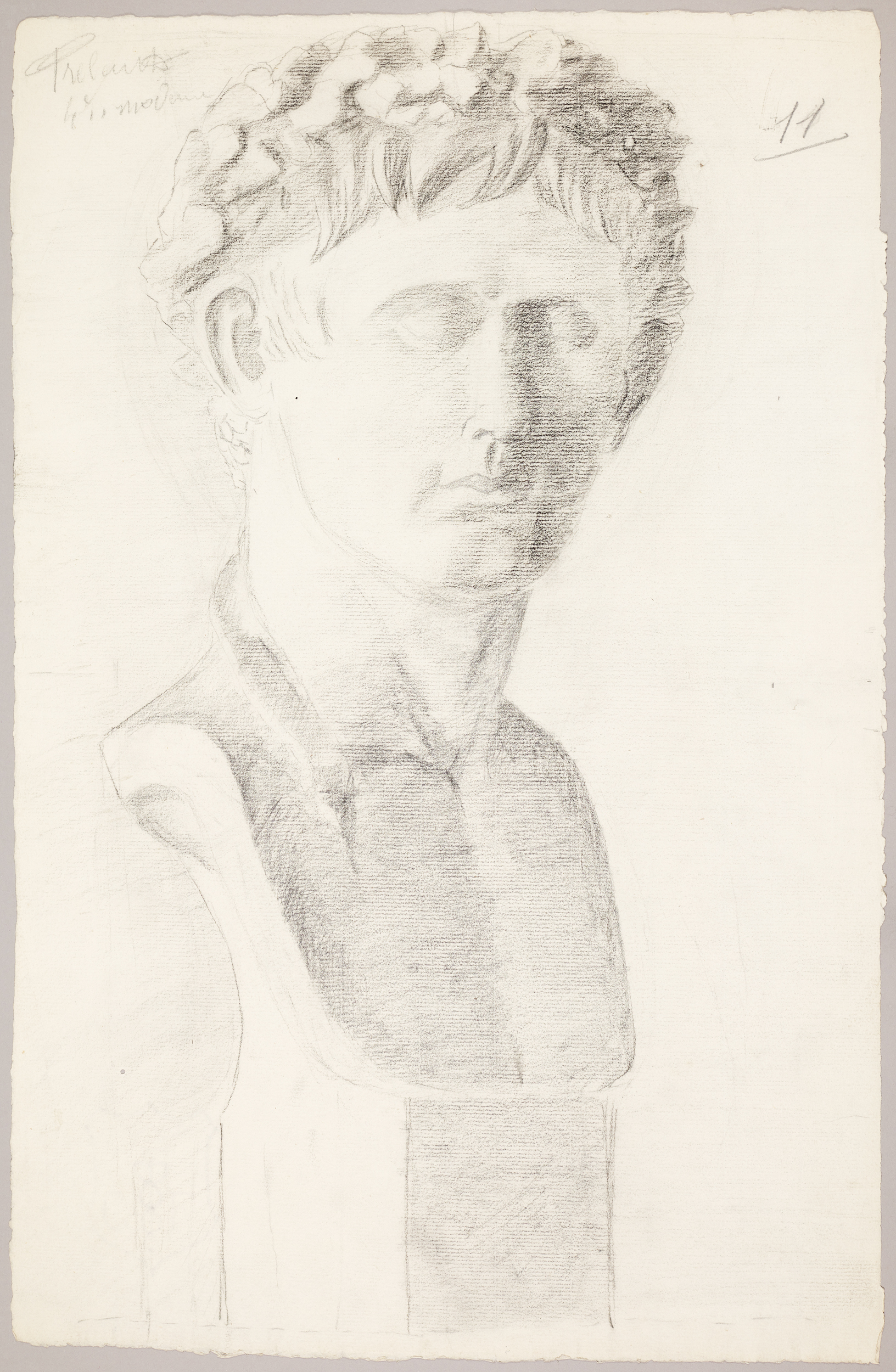Étude de buste (titre factice), Jean Frélaut, 19e siècle
