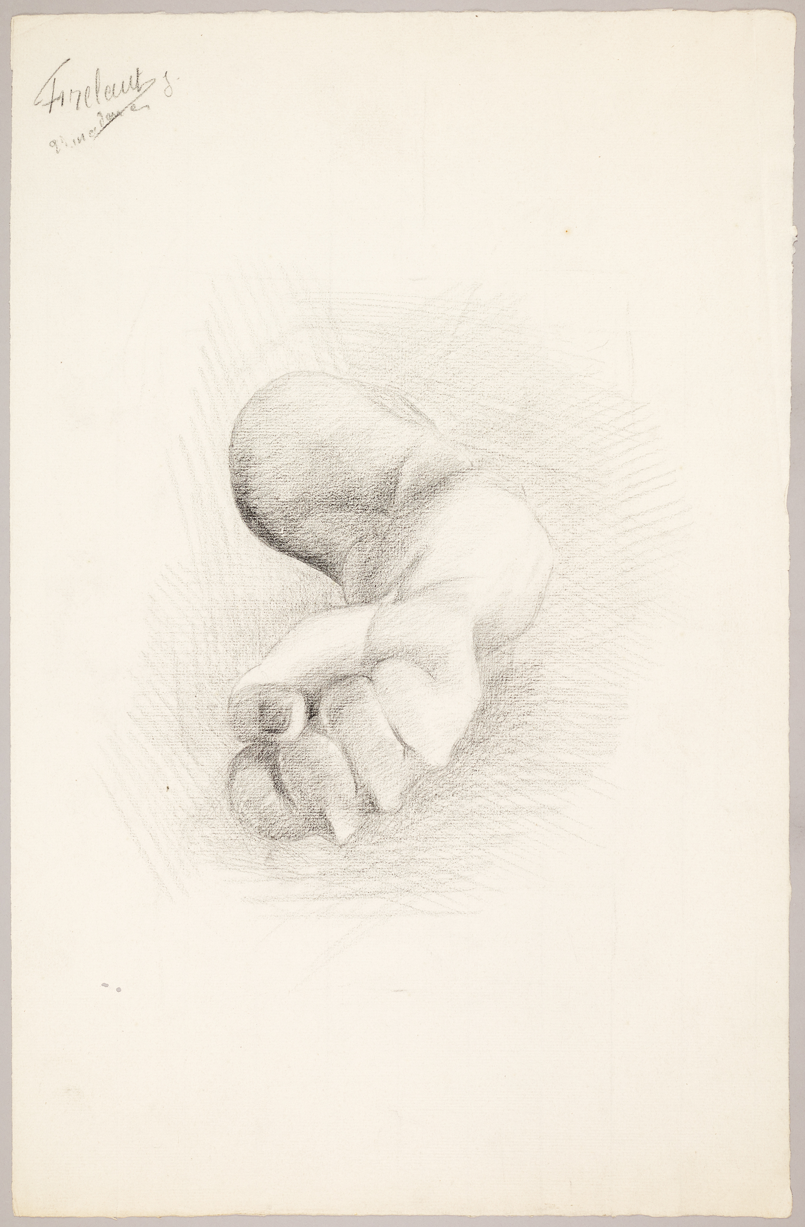 Étude de main (titre factice), Jean Frélaut, 19e siècle