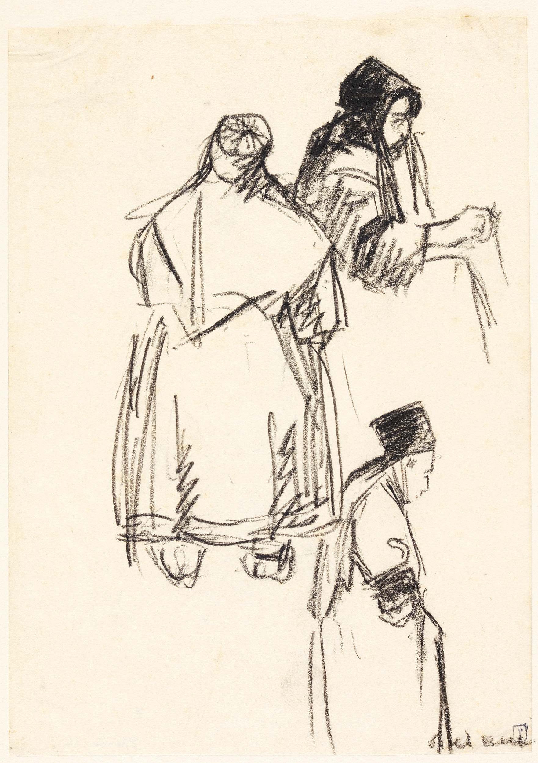 Étude de femme (titre factice), Jean Frélaut, 20e siècle