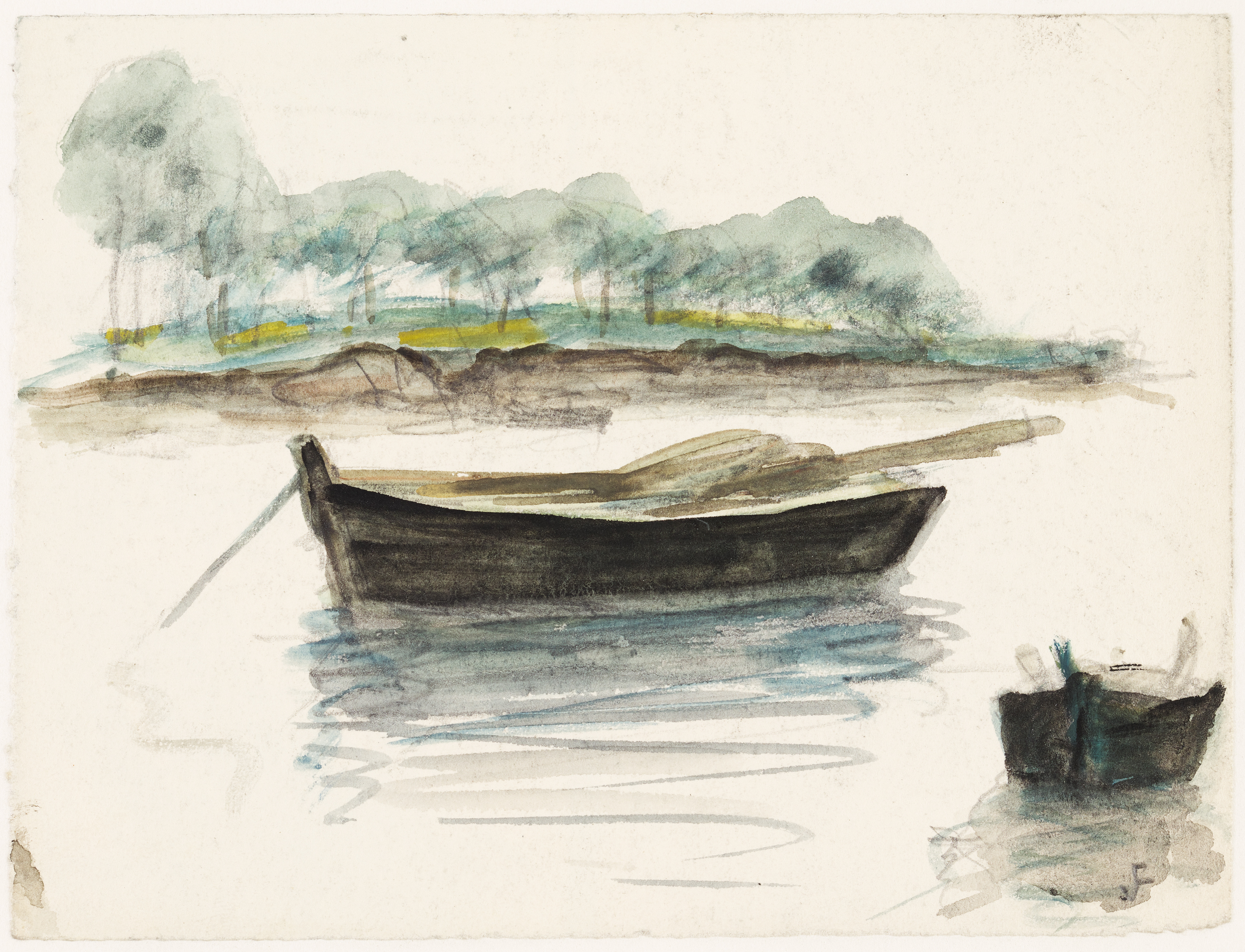 Barques (titre factice), Jean Frélaut, 20e siècle