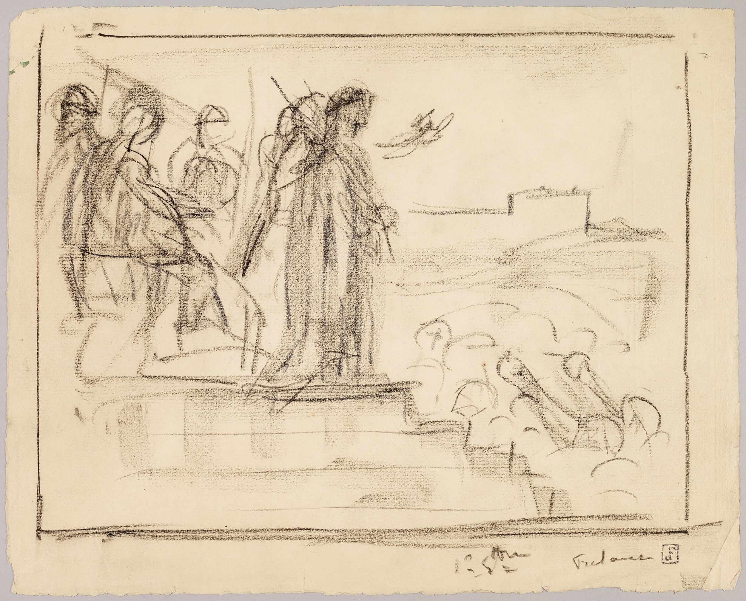 Étude pour "Le chemin de croix" (titre factice)_0