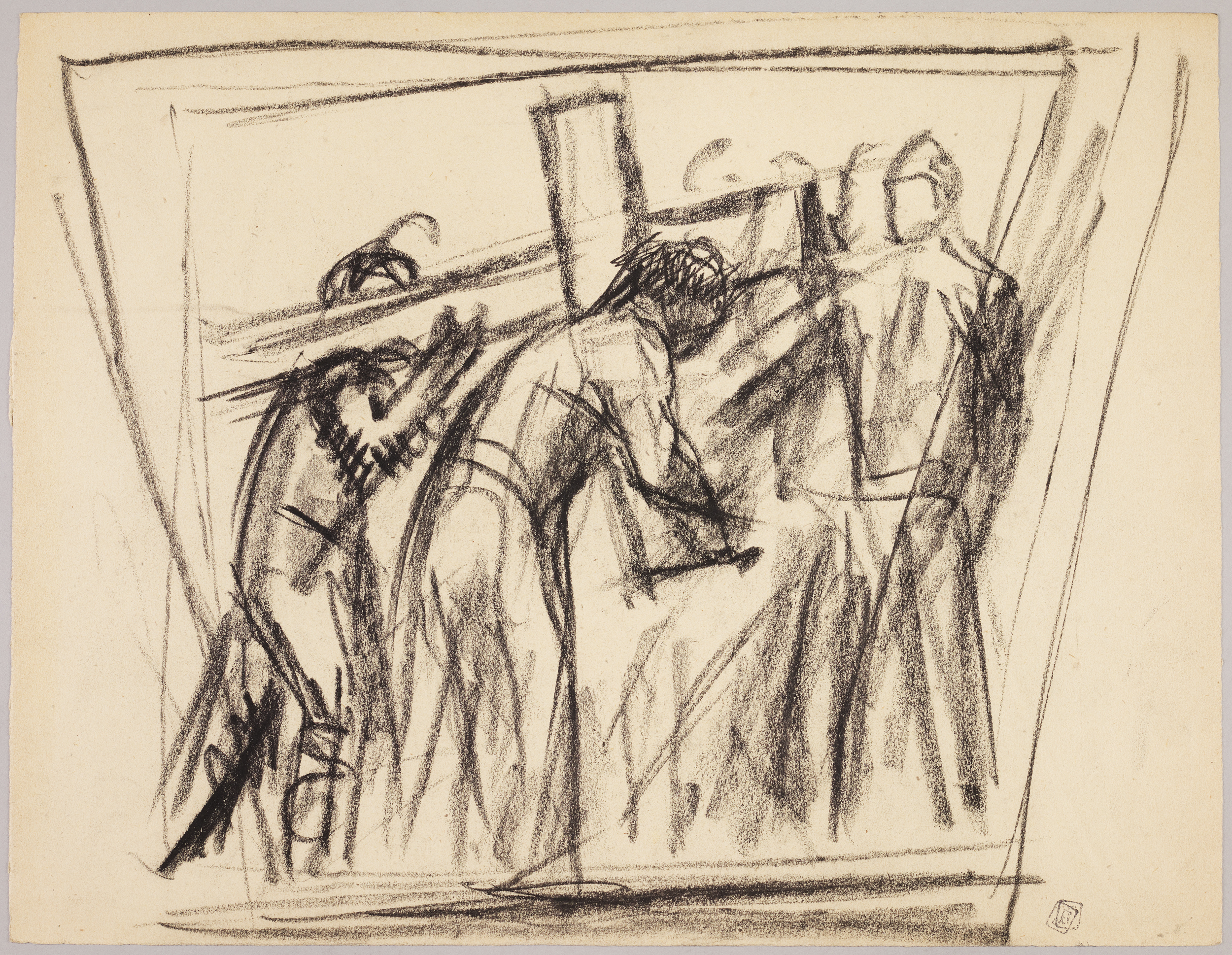 Étude pour "Le chemin de croix" (titre factice)_0