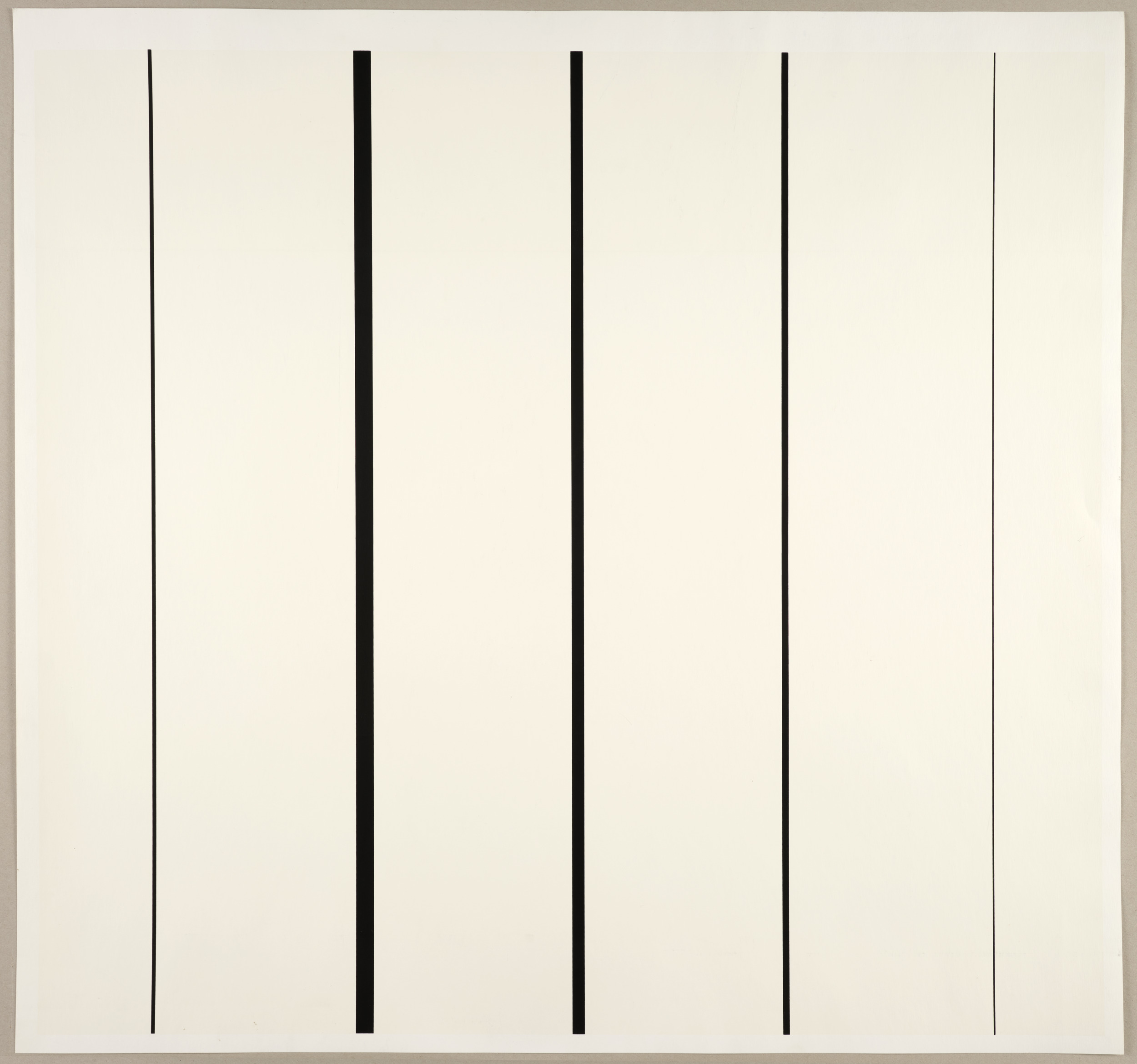 Le vertical II, Aurélie Nemours, 4e quart 20e siècle
