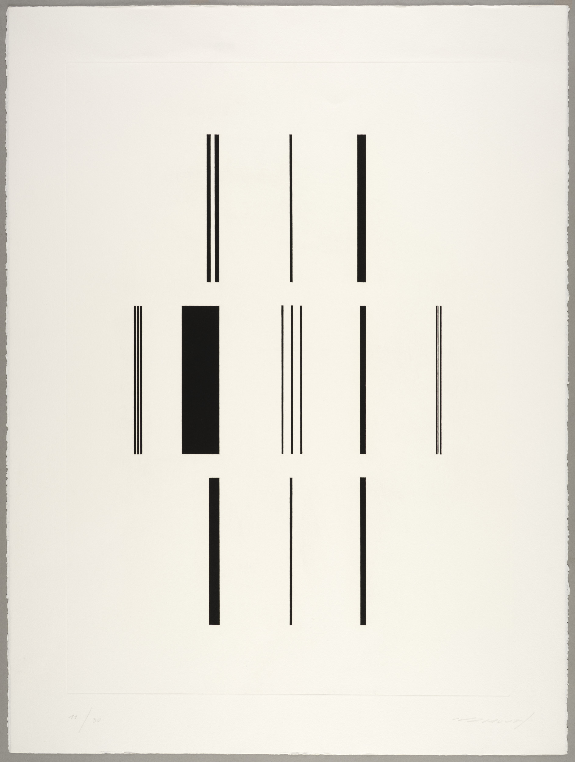 Arc I, Aurélie Nemours, 4e quart 20e siècle