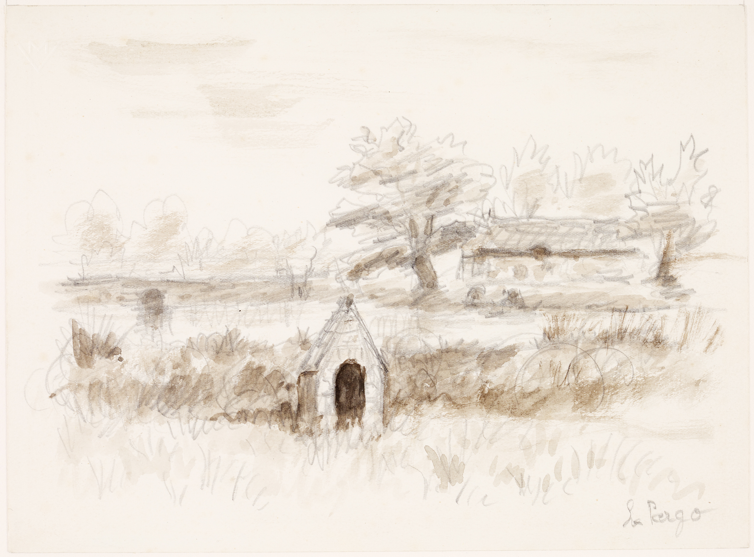Le Pargo ; Fontaine du Pargo (titre factice), Jean Frélaut, 1ère moitié 20e siècle