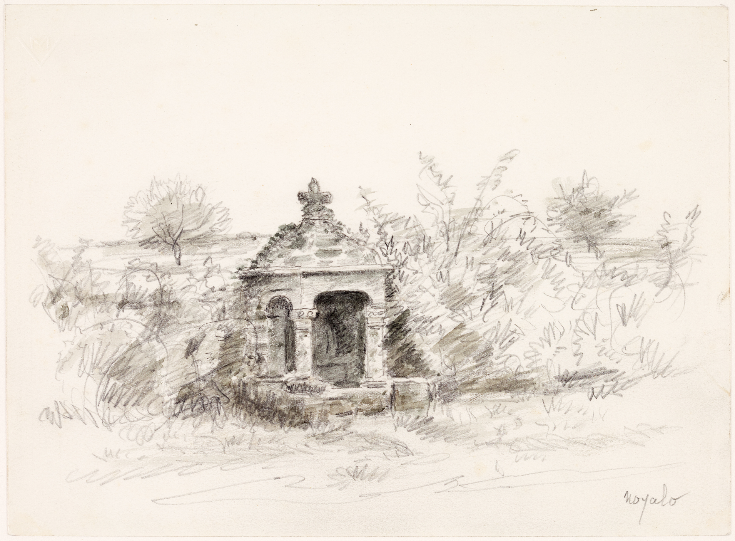 Noyalo ; Fontaine de Noyalo (titre factice), Jean Frélaut, 1ère moitié 20e siècle