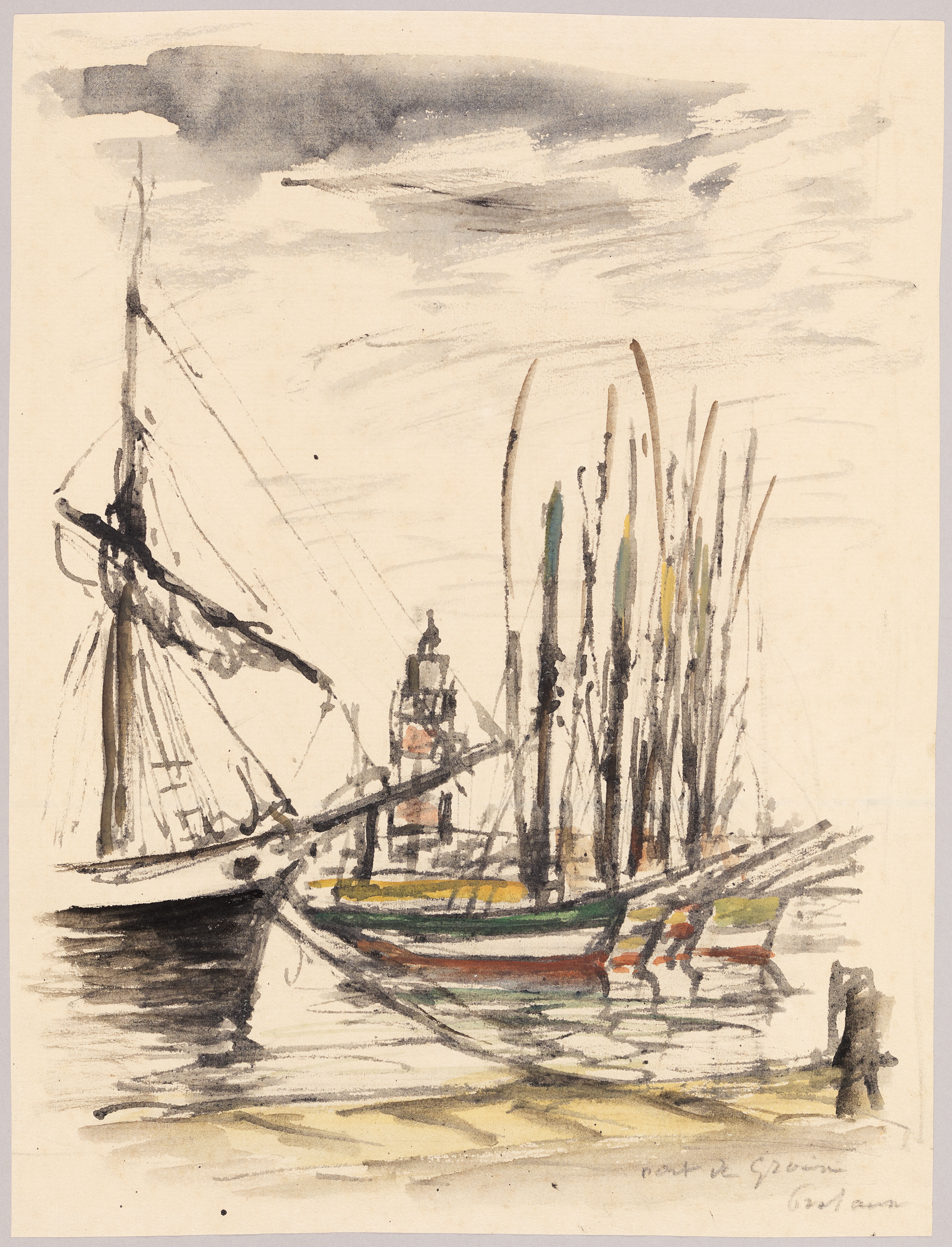 Port de Groix, Jean Frélaut, 1ère moitié 20e siècle