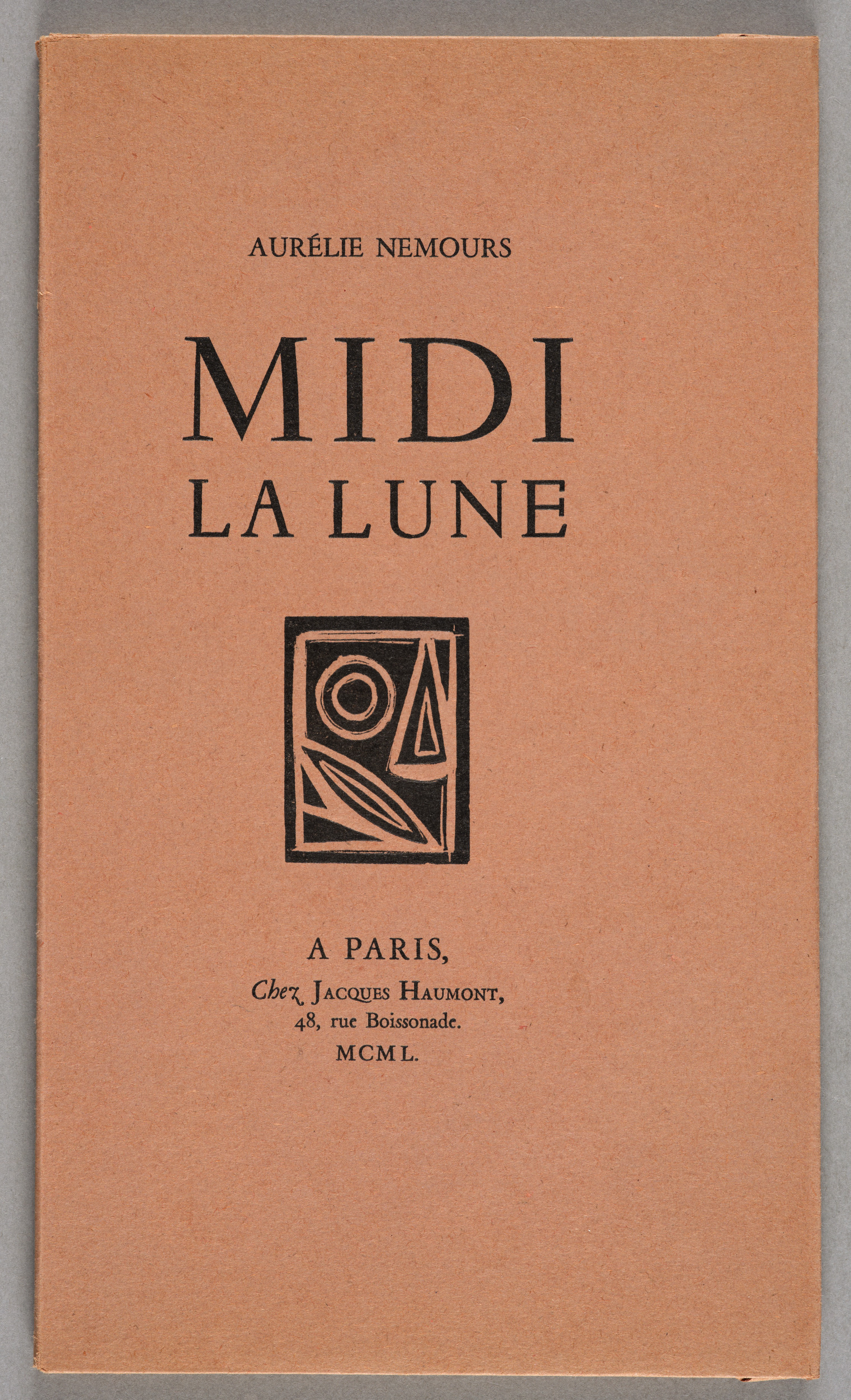 Midi la lune, Aurélie Nemours, 2e quart 20e siècle