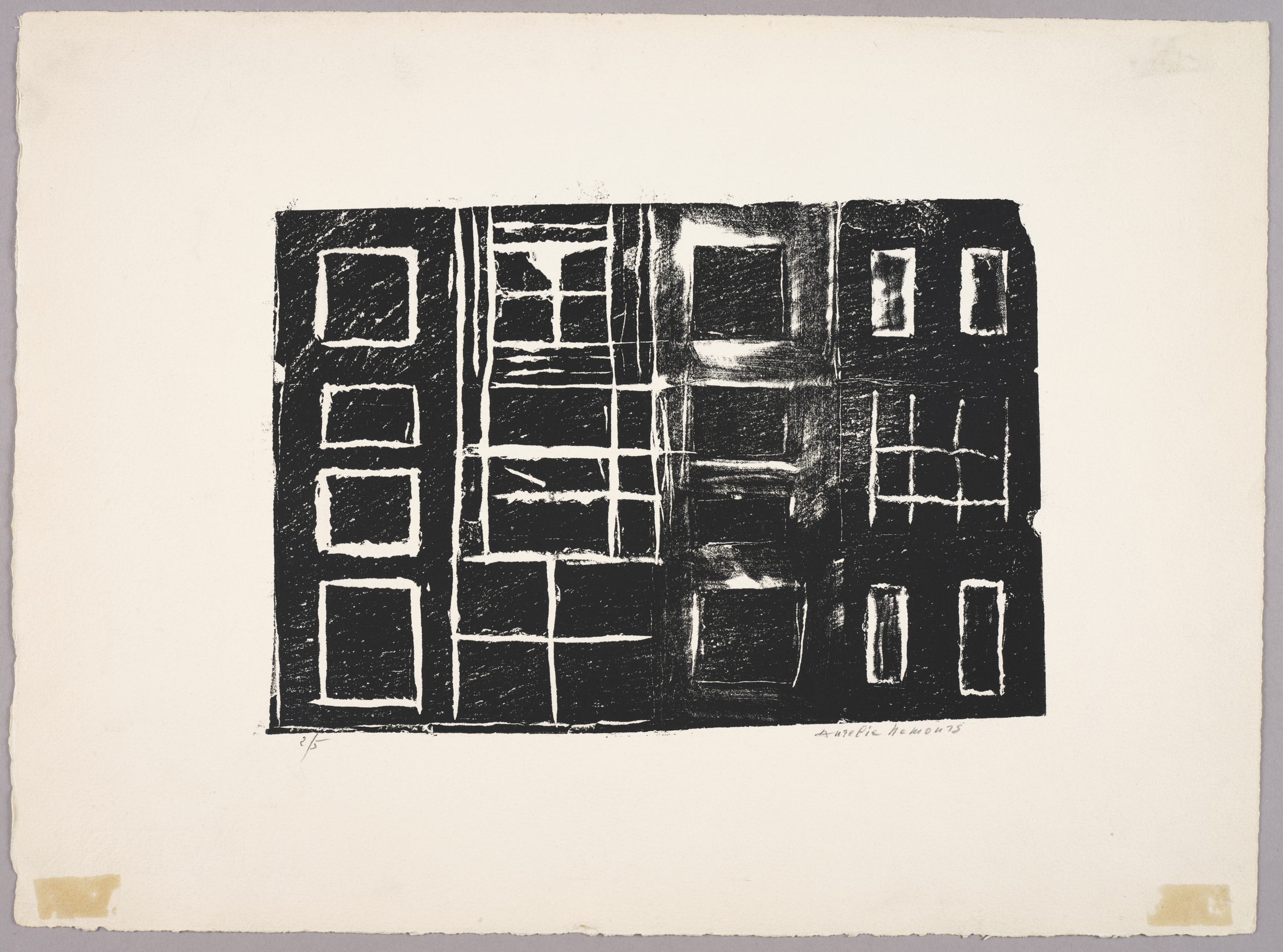 Sans titre, Aurélie Nemours, 3e quart 20e siècle