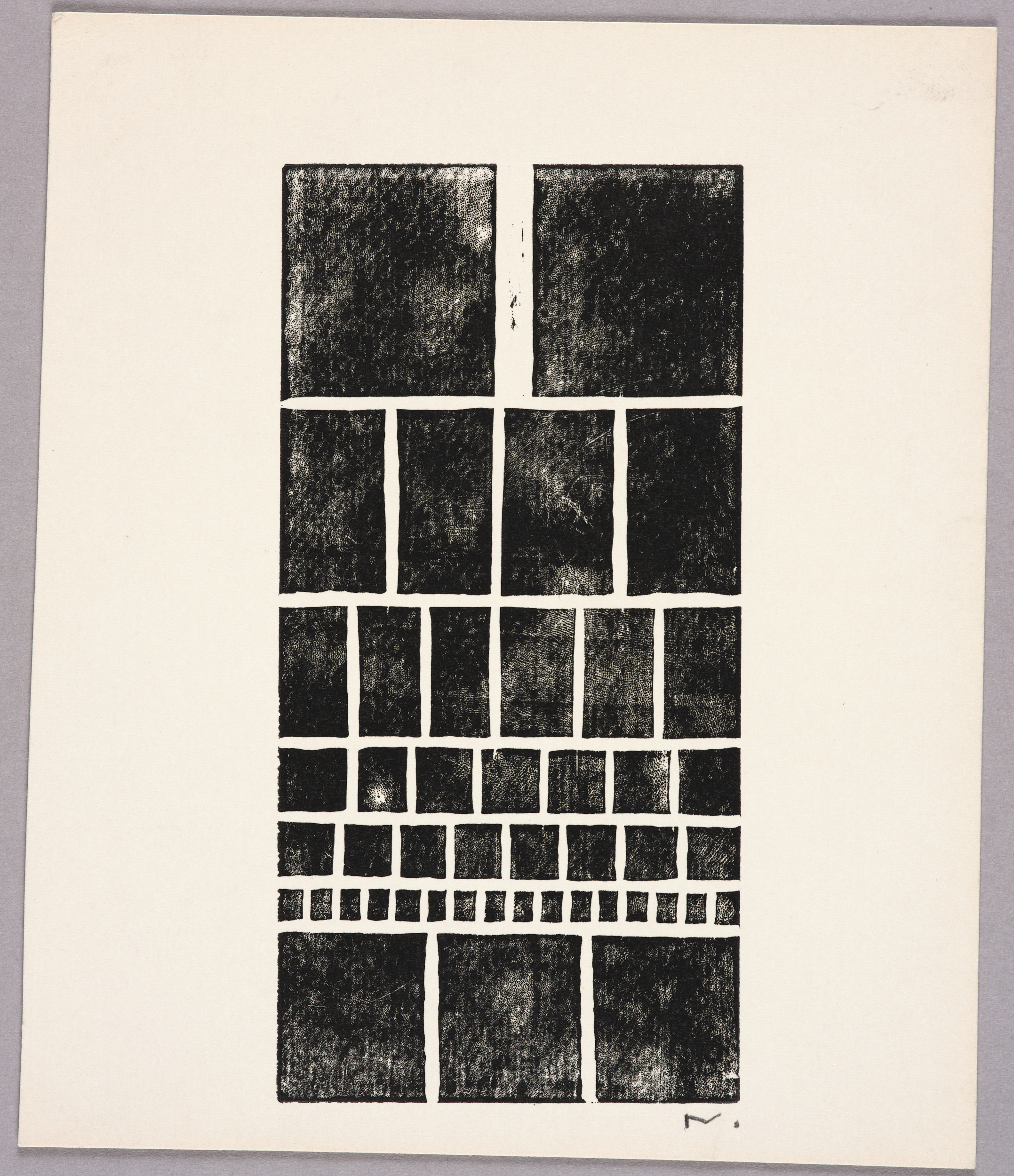 Sans titre, Aurélie Nemours, 3e quart 20e siècle