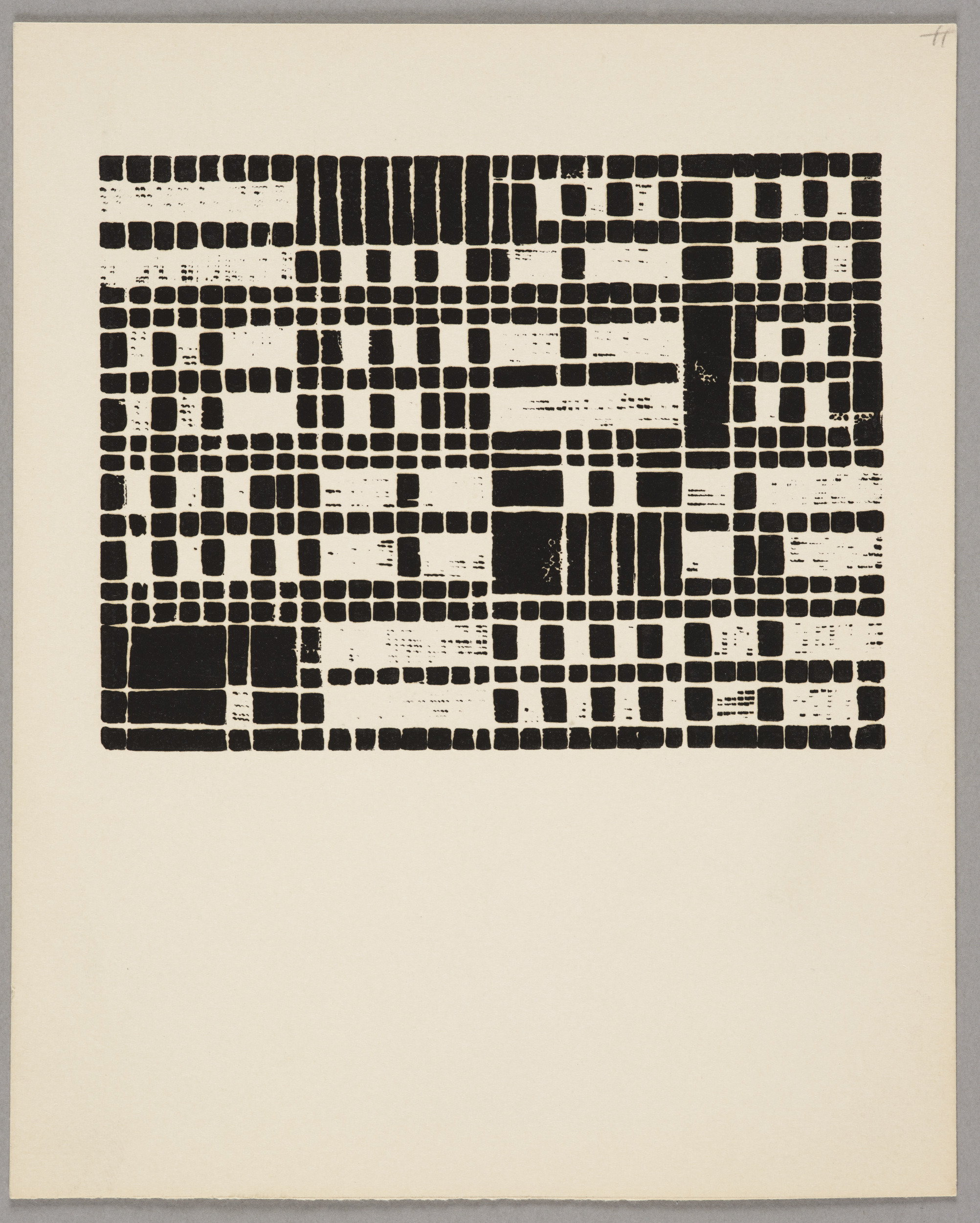 Sans titre (2e état), Aurélie Nemours, 3e quart 20e siècle