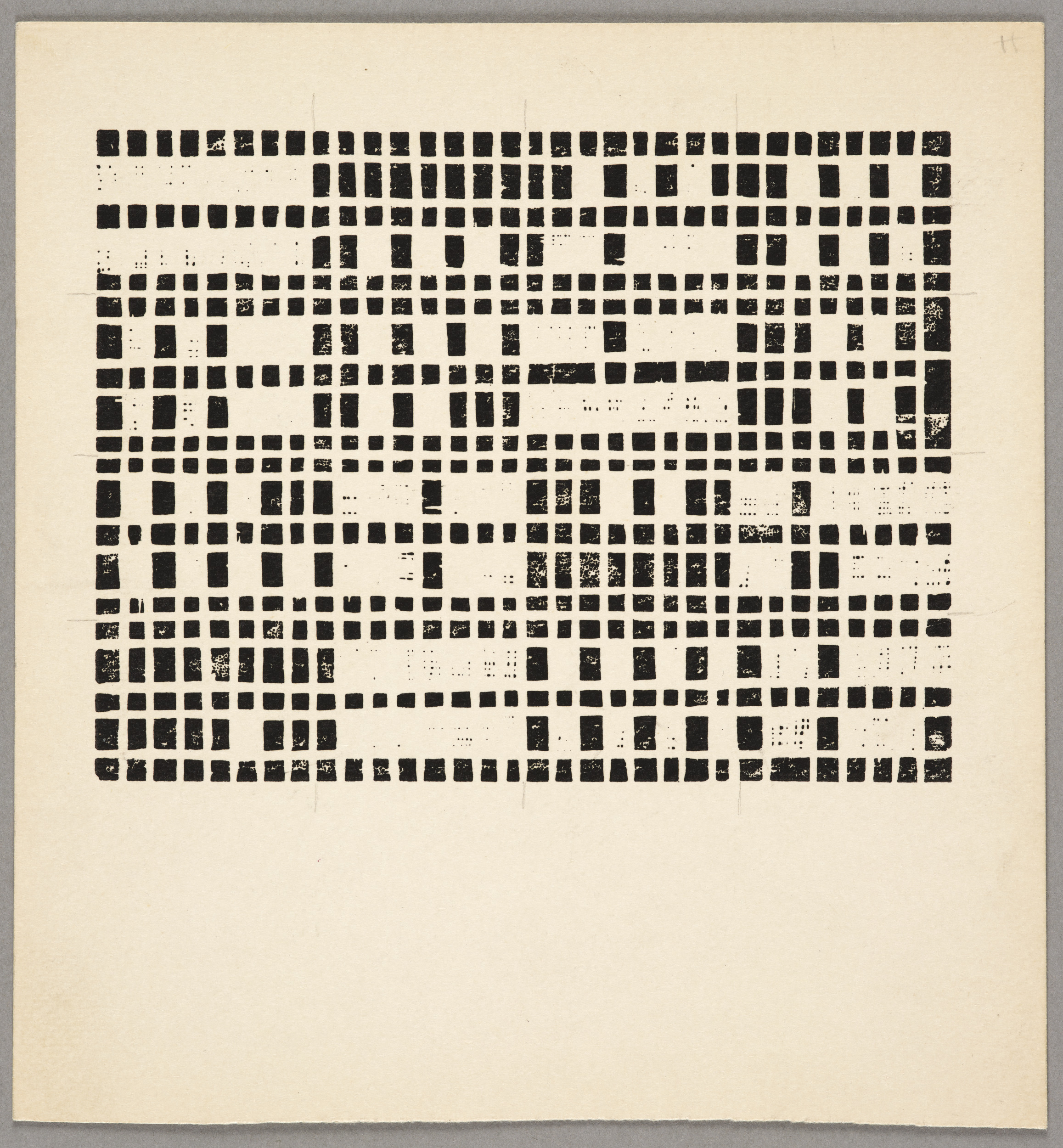 Sans titre (3e état), Aurélie Nemours, 3e quart 20e siècle