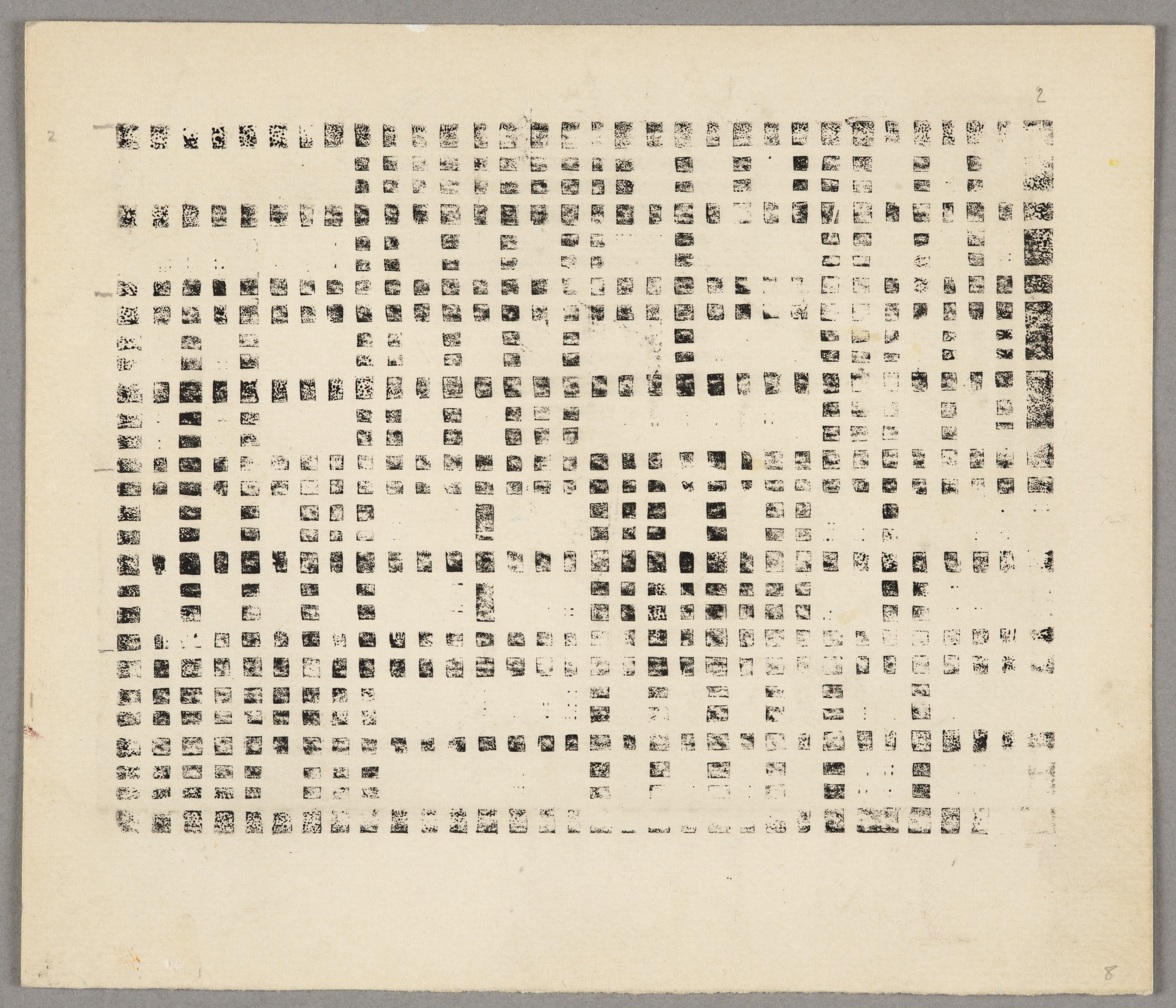 Sans titre (4e état), Aurélie Nemours, 3e quart 20e siècle