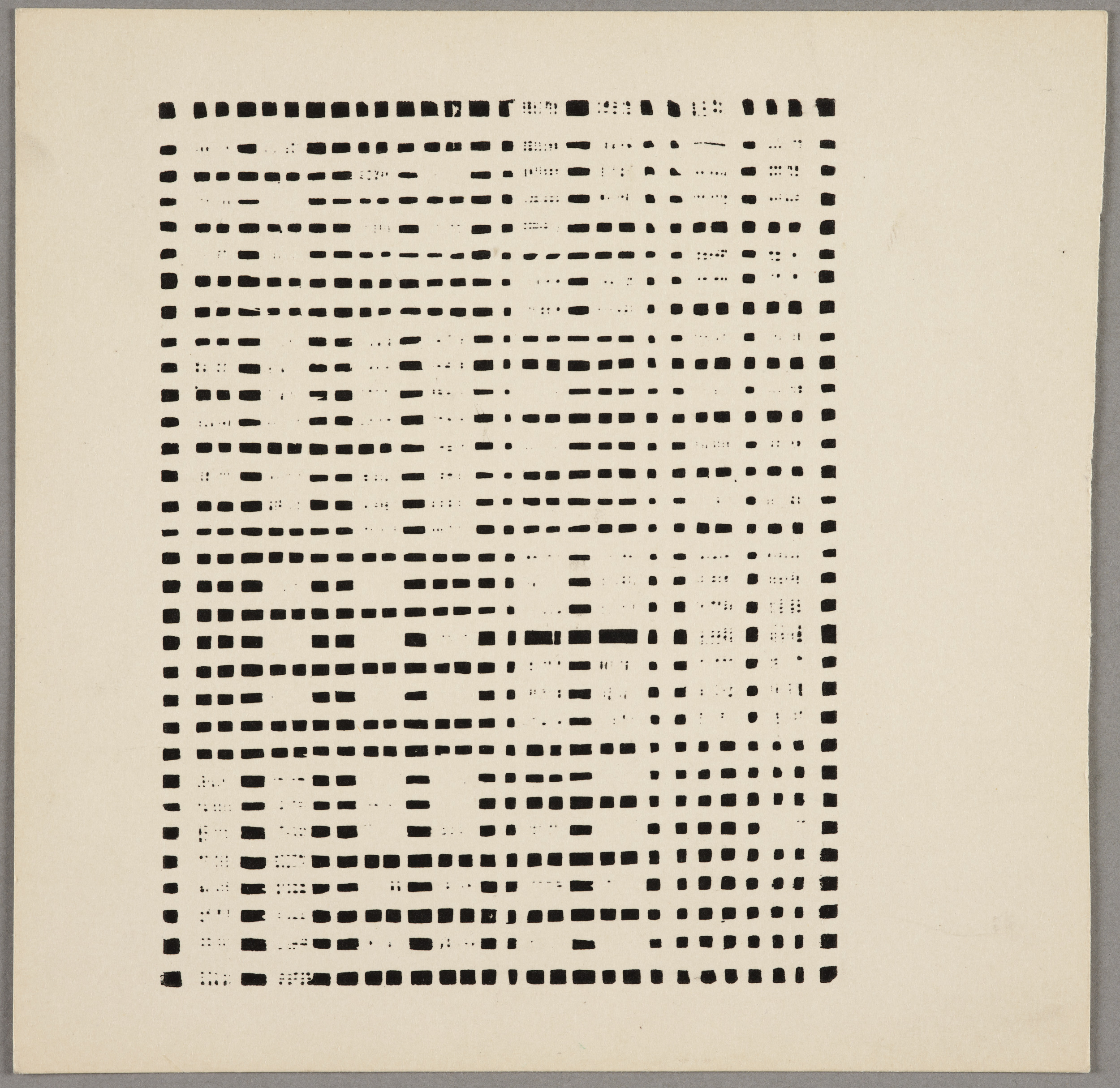 Sans titre (6e état), Aurélie Nemours, 3e quart 20e siècle