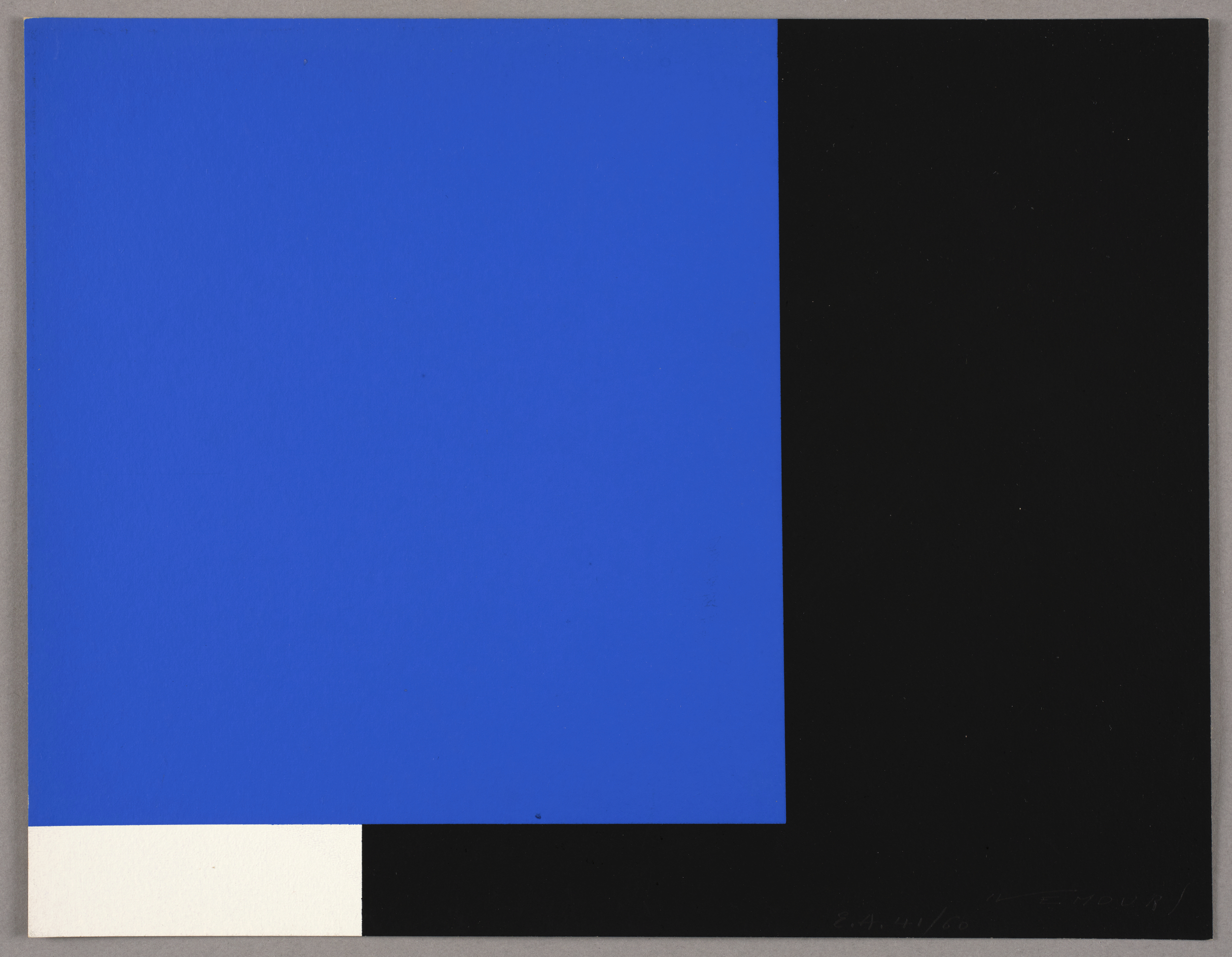 Espace bleu, Aurélie Nemours, 1959