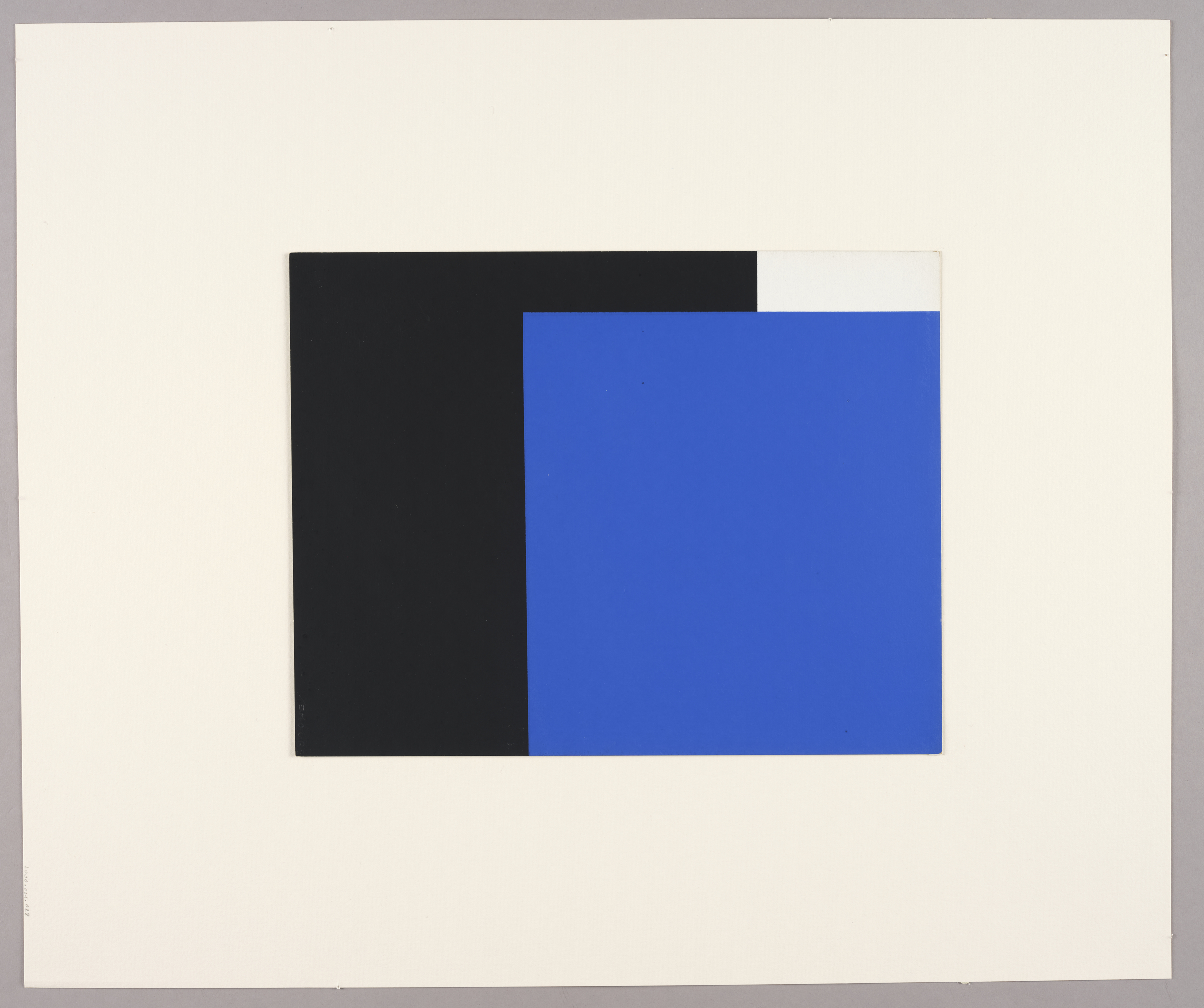 Espace bleu, Aurélie Nemours, 1959