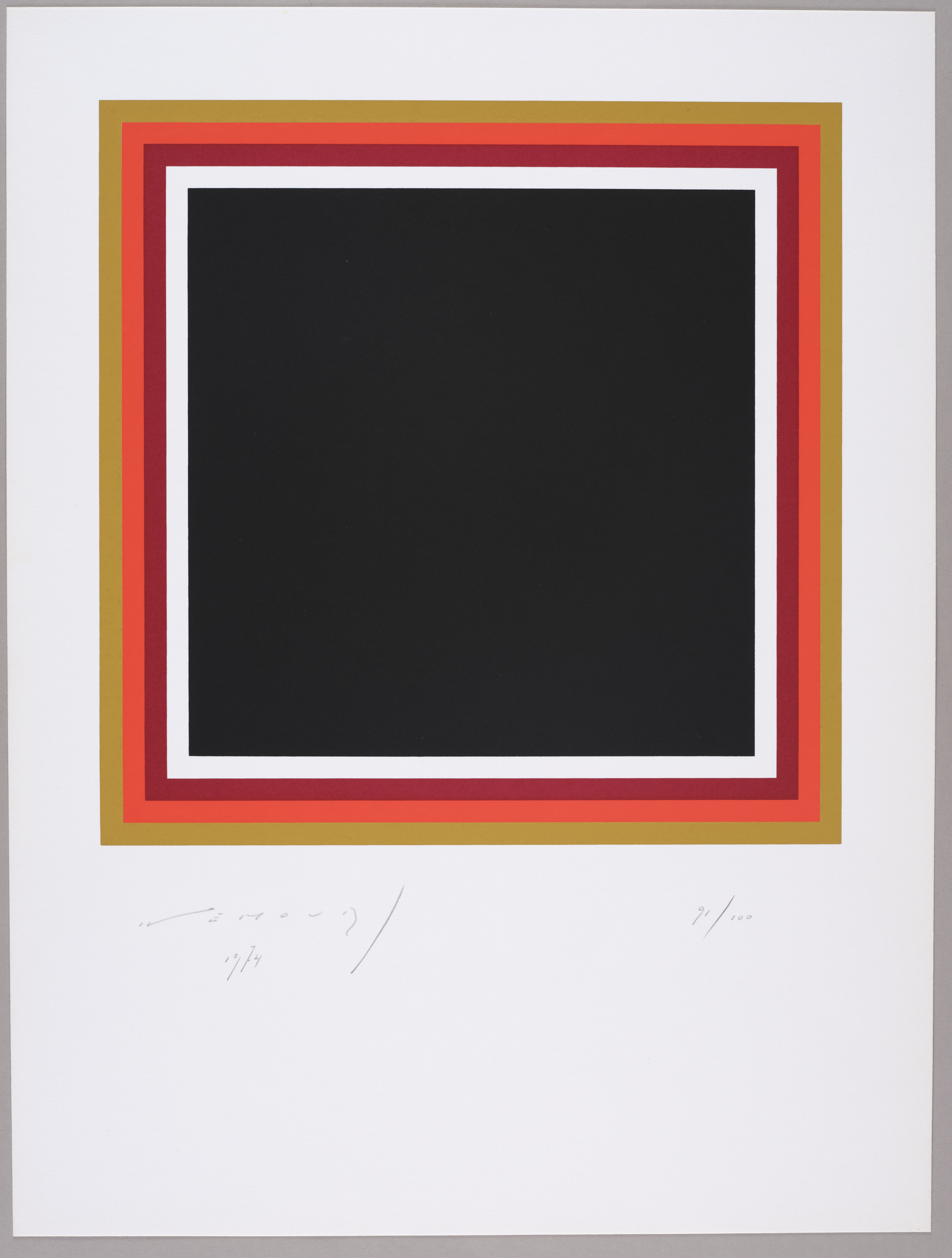 Romantique, Aurélie Nemours, 1974