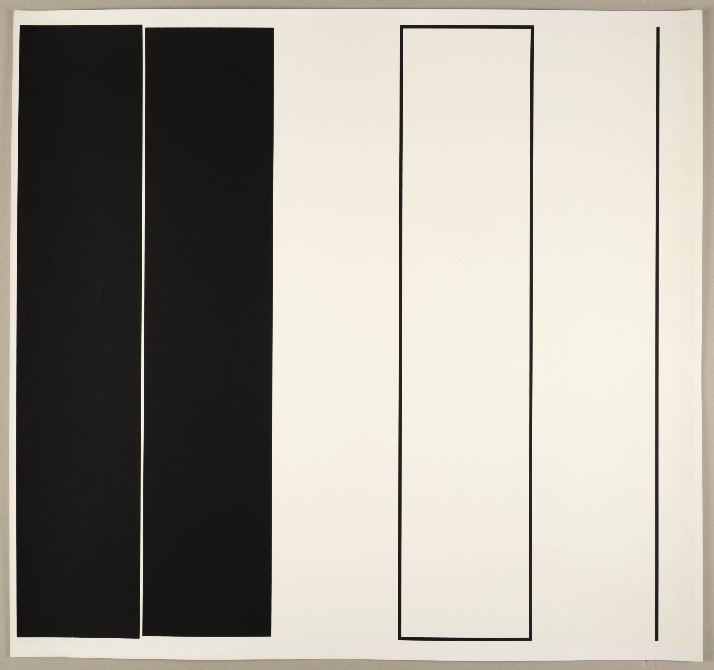Le vertical I, Aurélie Nemours, 4e quart 20e siècle
