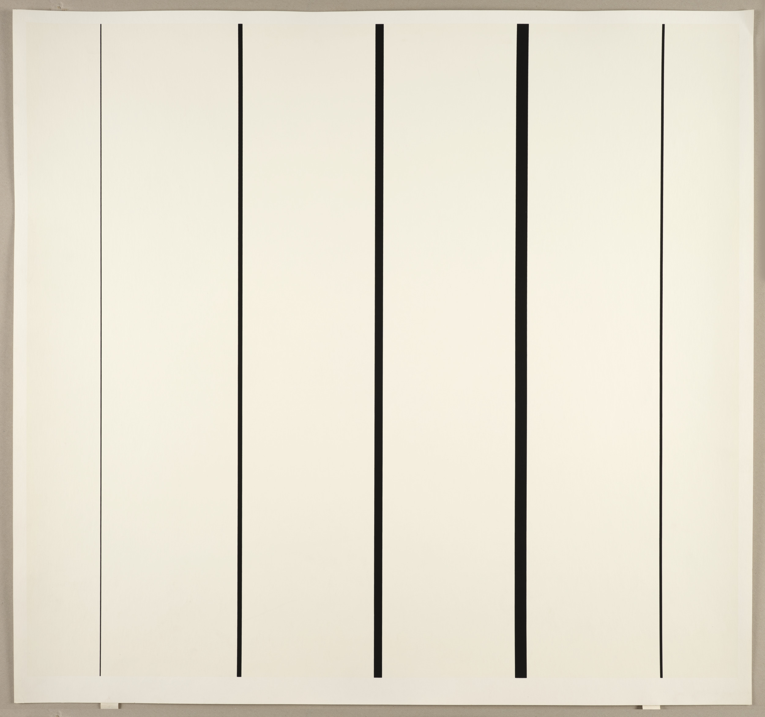 Le vertical II, Aurélie Nemours, 4e quart 20e siècle