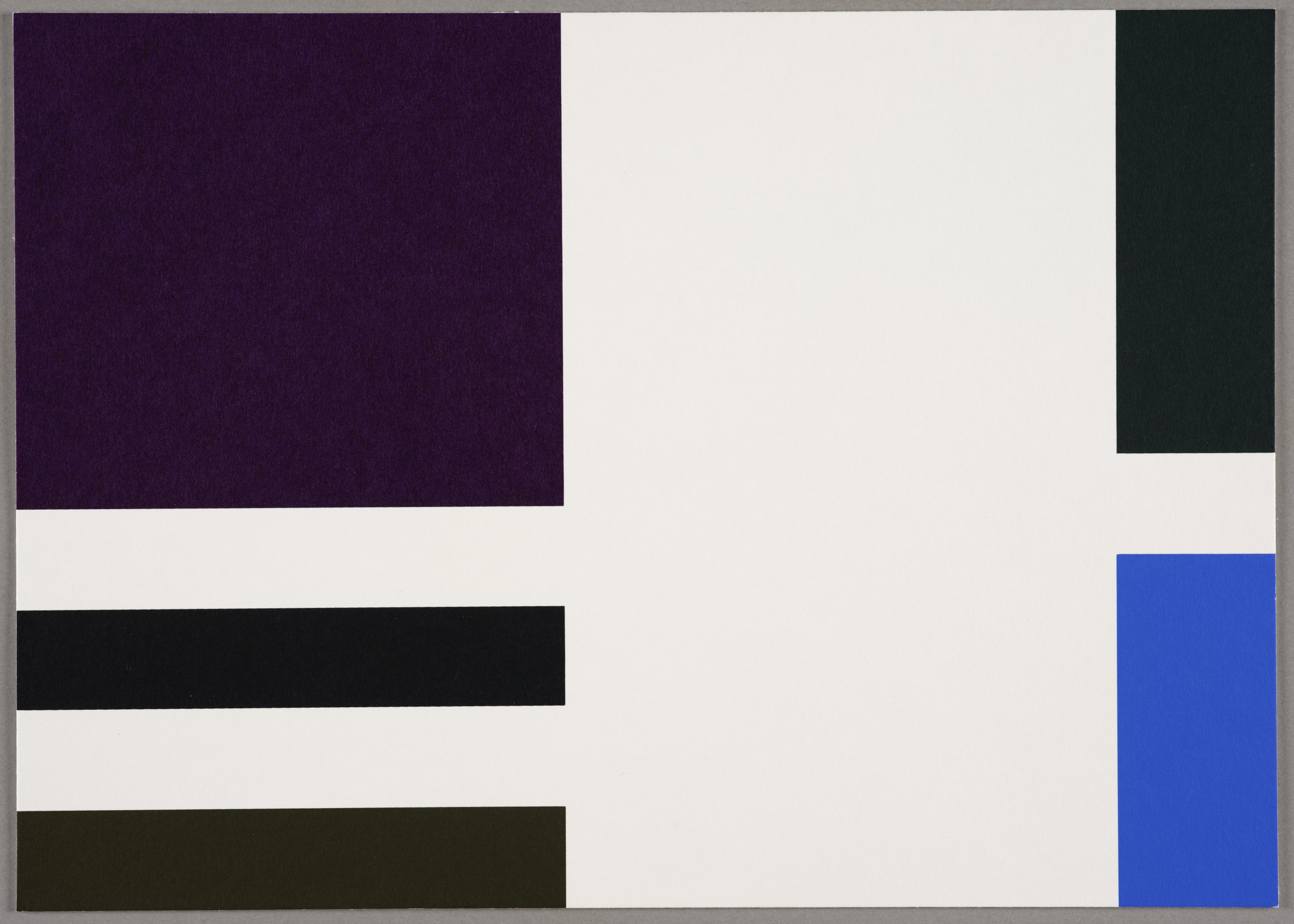Partage au violet, Aurélie Nemours, 2e moitié 20e siècle