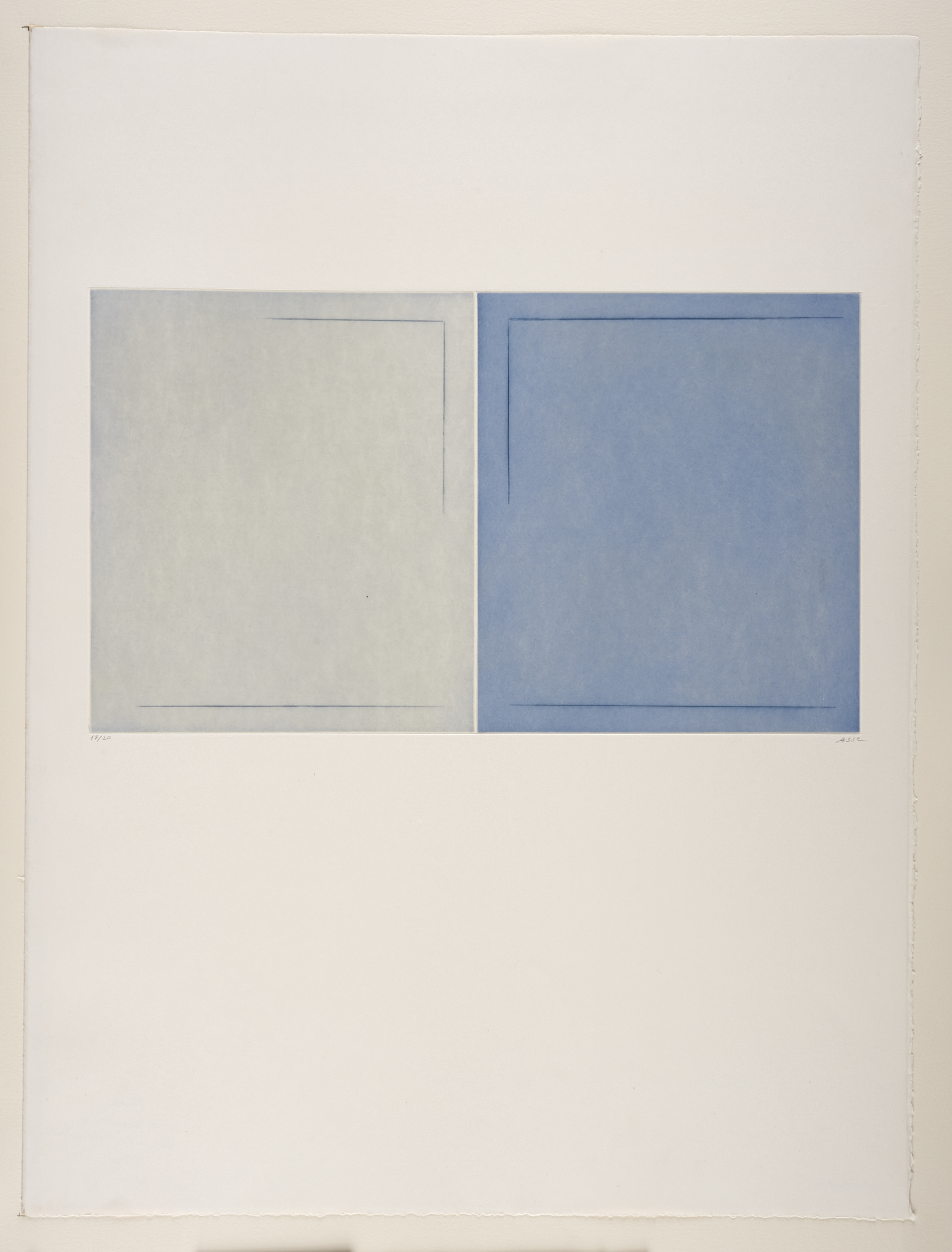 Ouverture bleue, Geneviève Asse