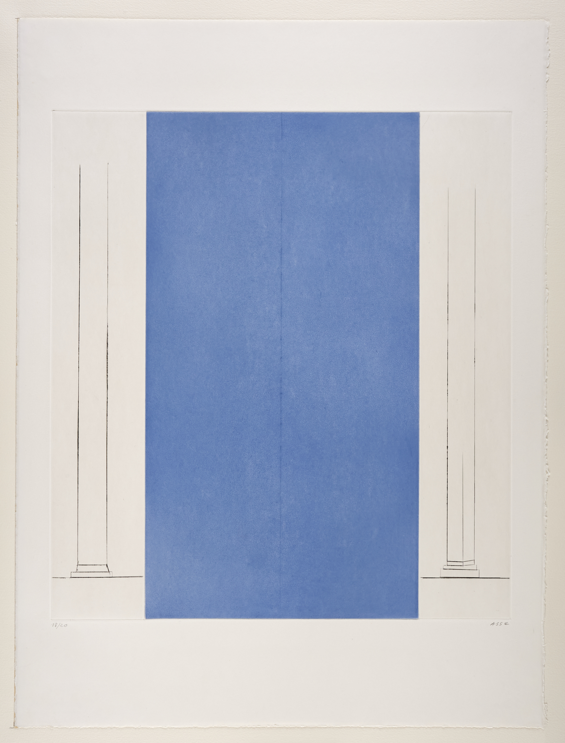 Architecture bleu, Geneviève Asse