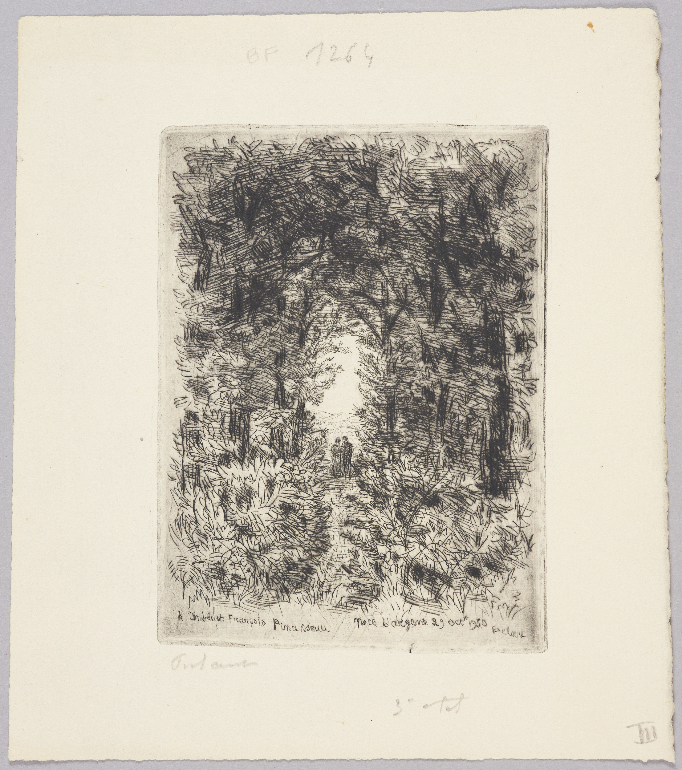 Noce d'argent Pinasseau, Jean Frélaut, 1950