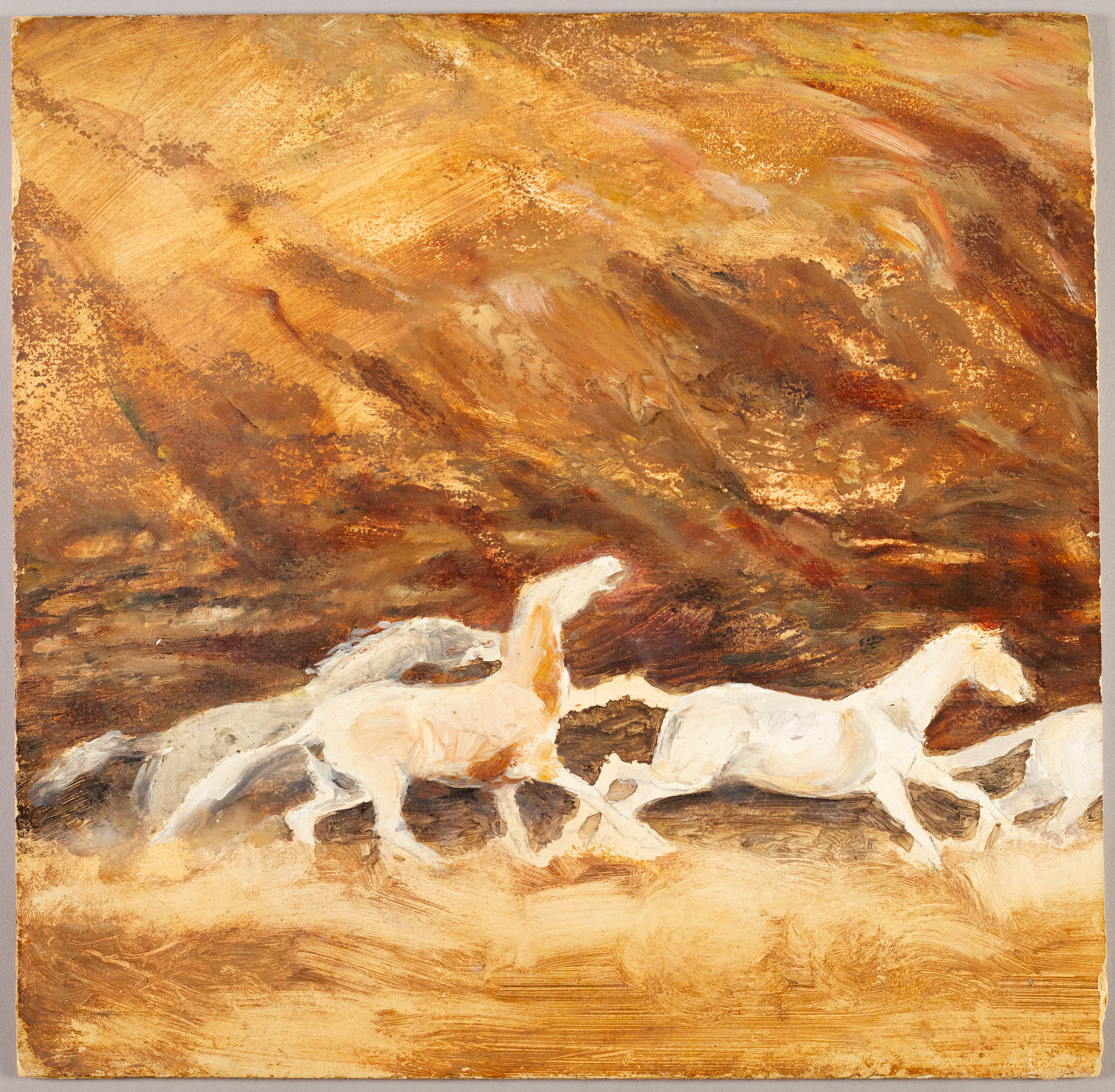 Chevaux, Henri de Parceveaux, 20e siècle
