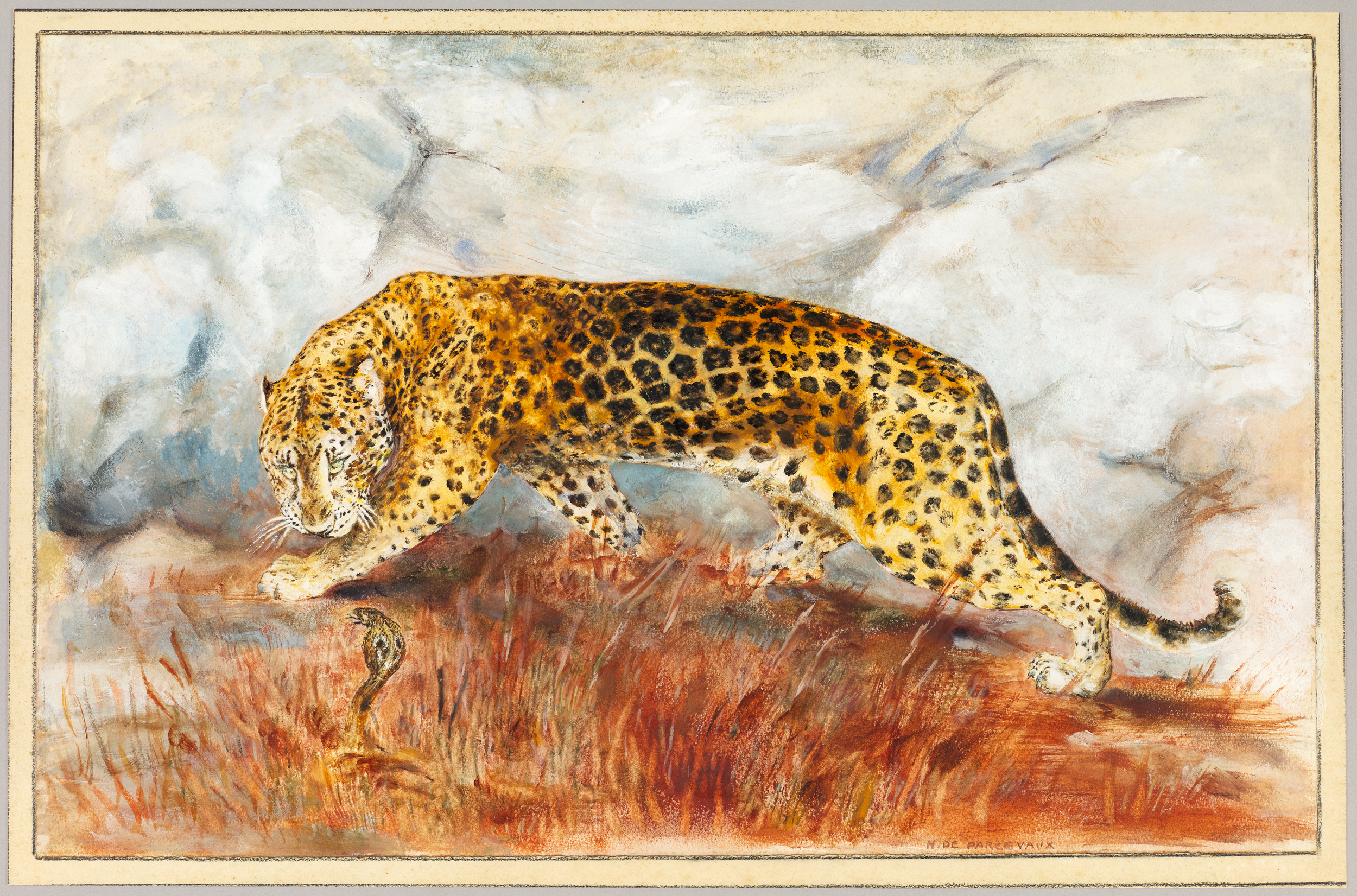 Panthère, Henri de Parceveaux, 2e quart 20e siècle