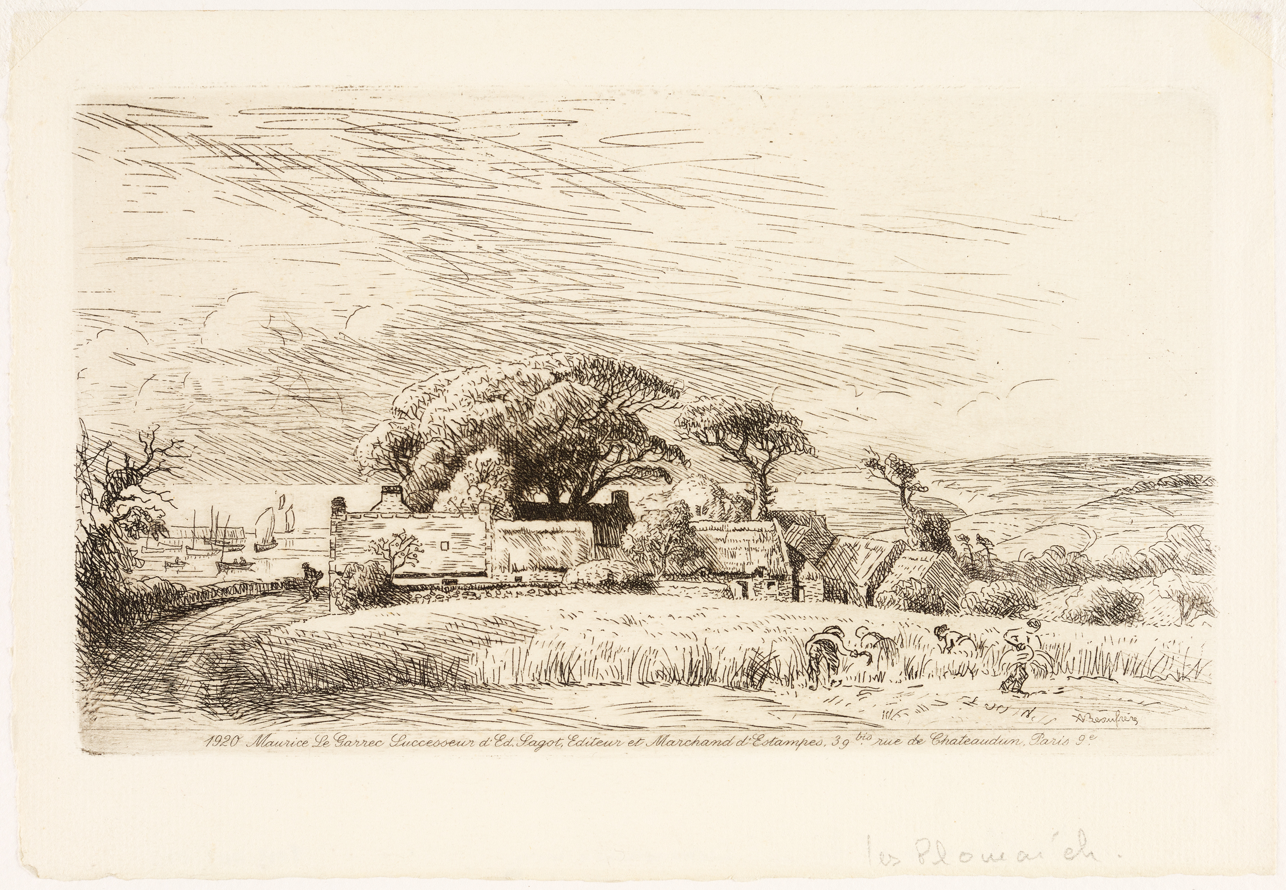 Les Plomac'h Douarnenez, Adolphe Beaufrère, 1920
