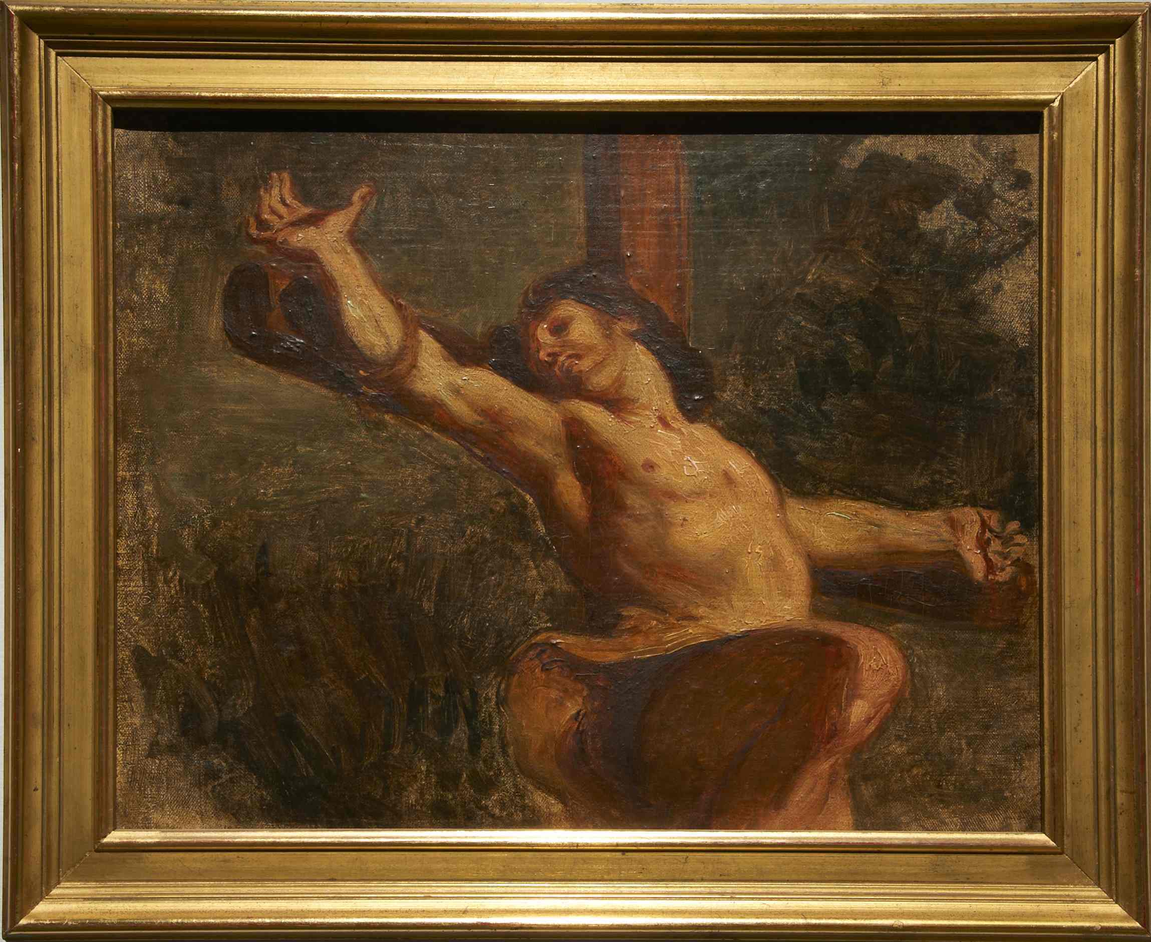 Le mauvais larron — Eugène Delacroix