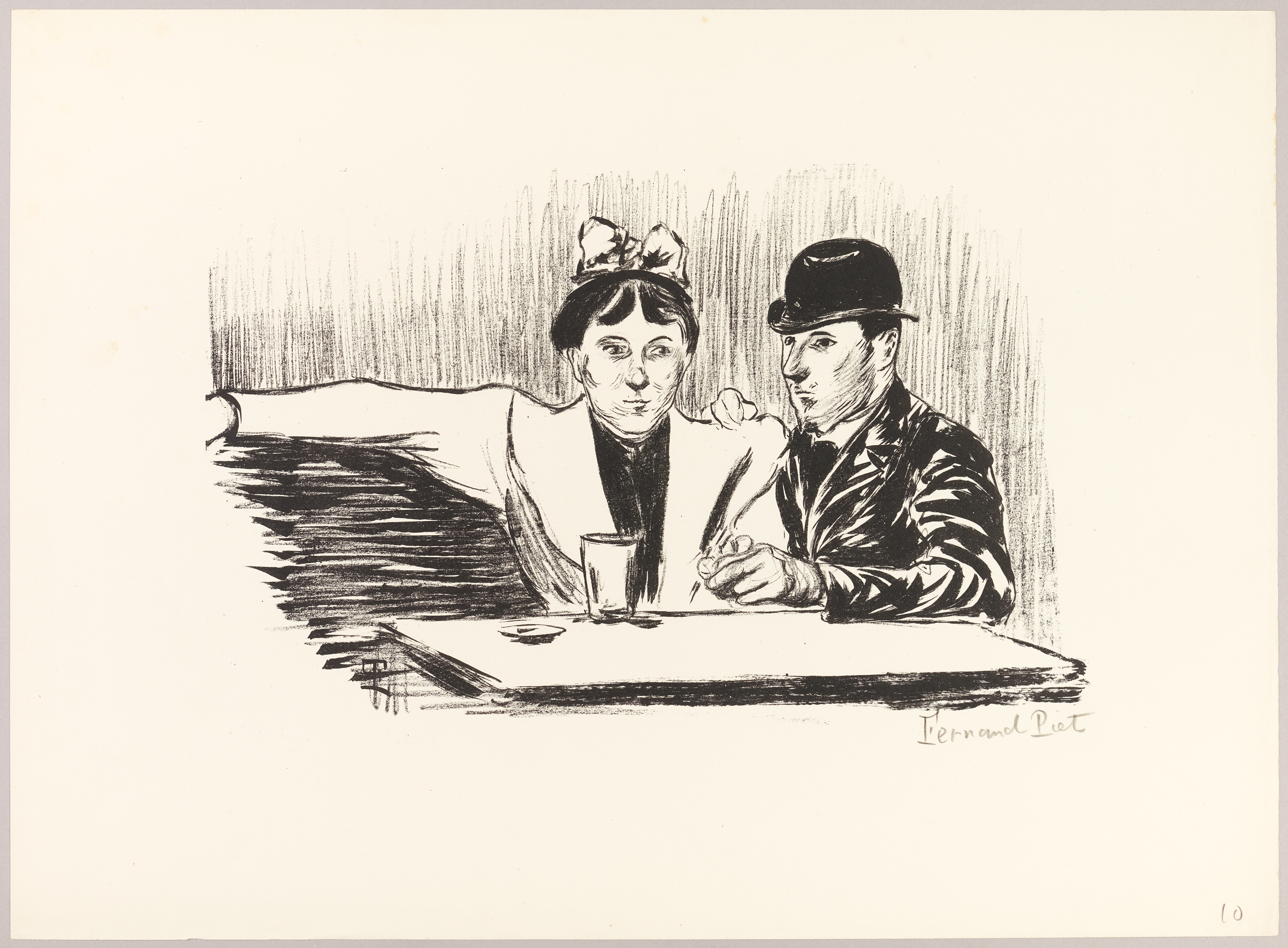Sans titre (titre factice), Fernand Piet, 4e quart 19e siècle, 1er quart 20e siècle