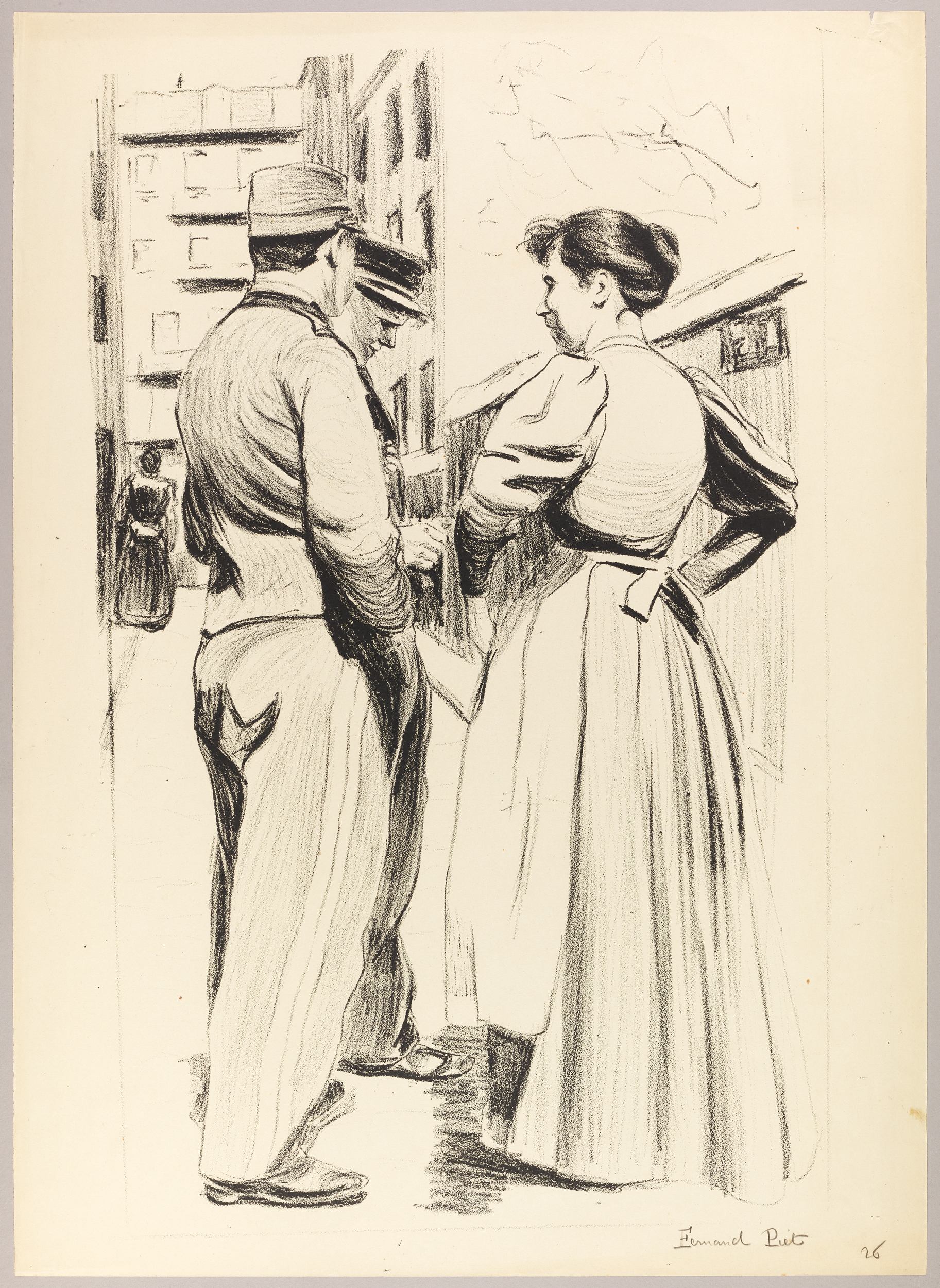Sans titre (titre factice), Fernand Piet, 4e quart 19e siècle, 1er quart 20e siècle
