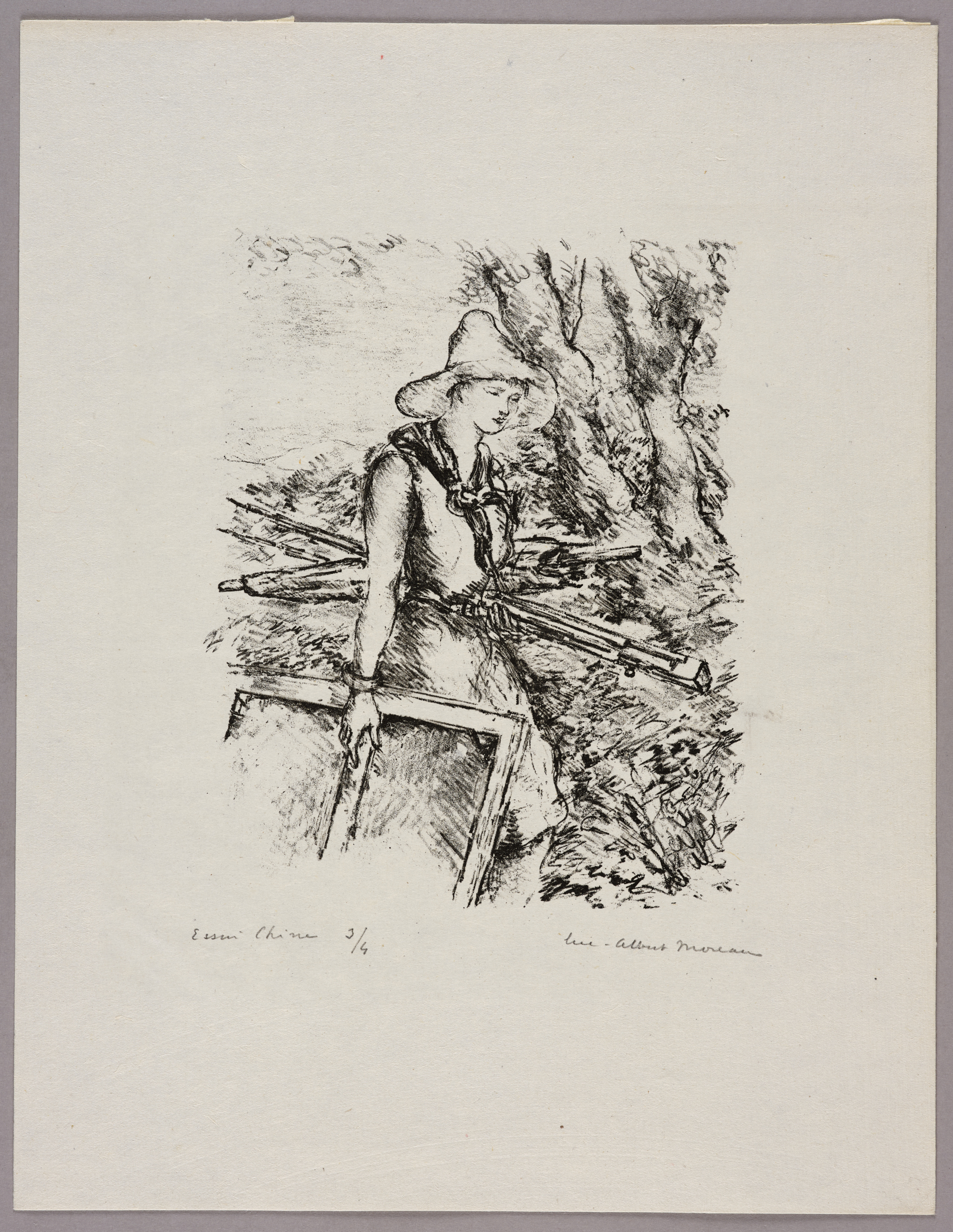 La femme peintre, Luc-Albert Moreau, 1932