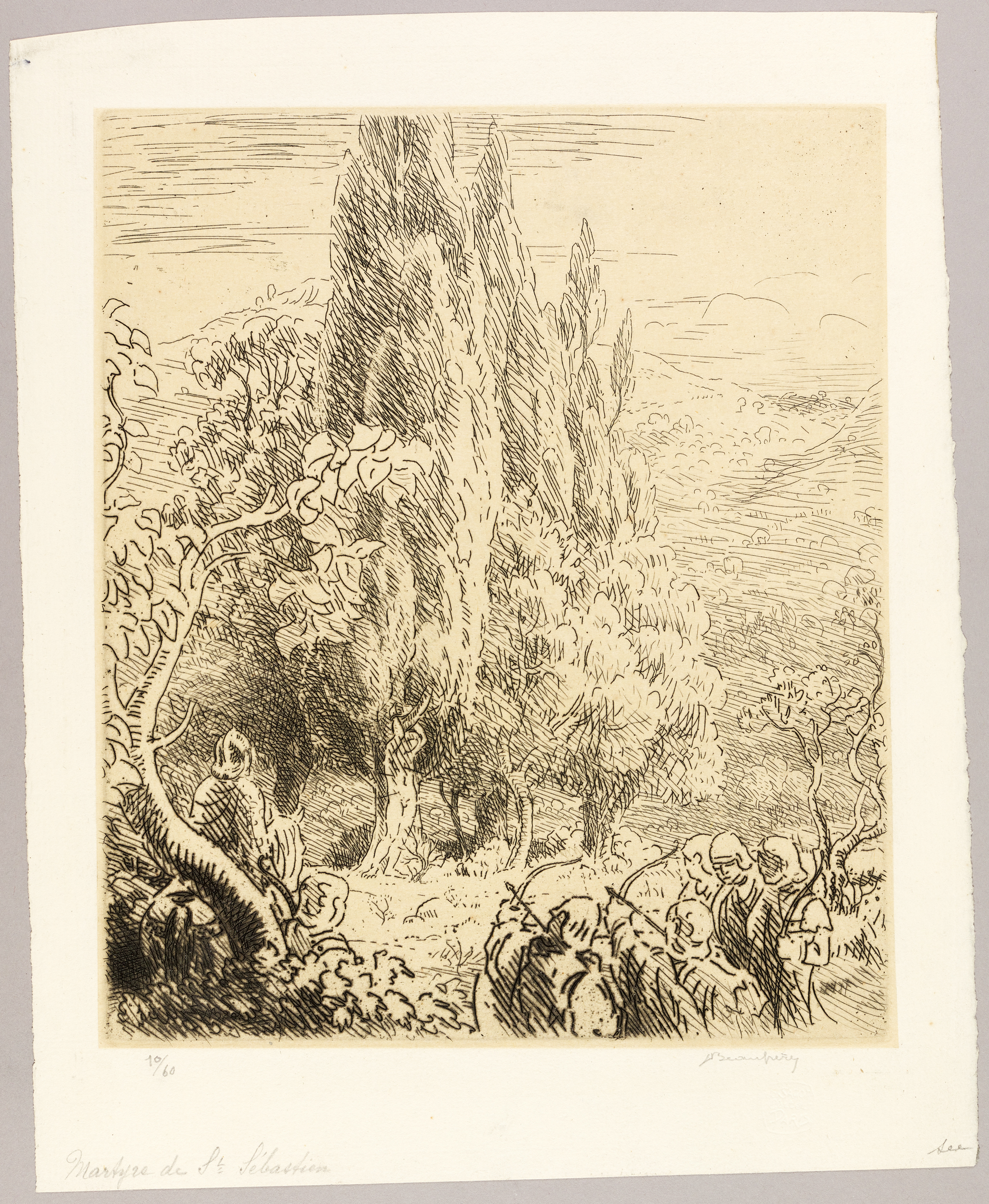 Le Martyre de saint Sébastien, Adolphe Beaufrère, 1920